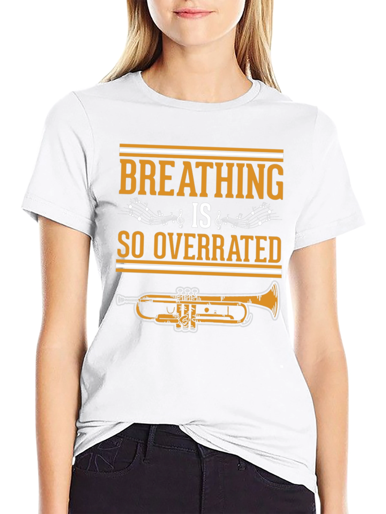 Breathing is So Overrated Trumpet T-Shirt