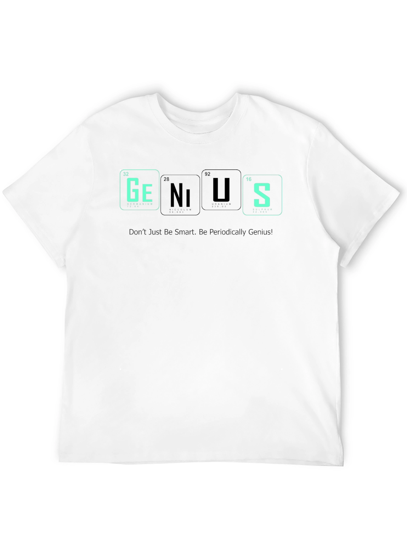 Genius Periodic Table T-Shirt - Science Geek Style