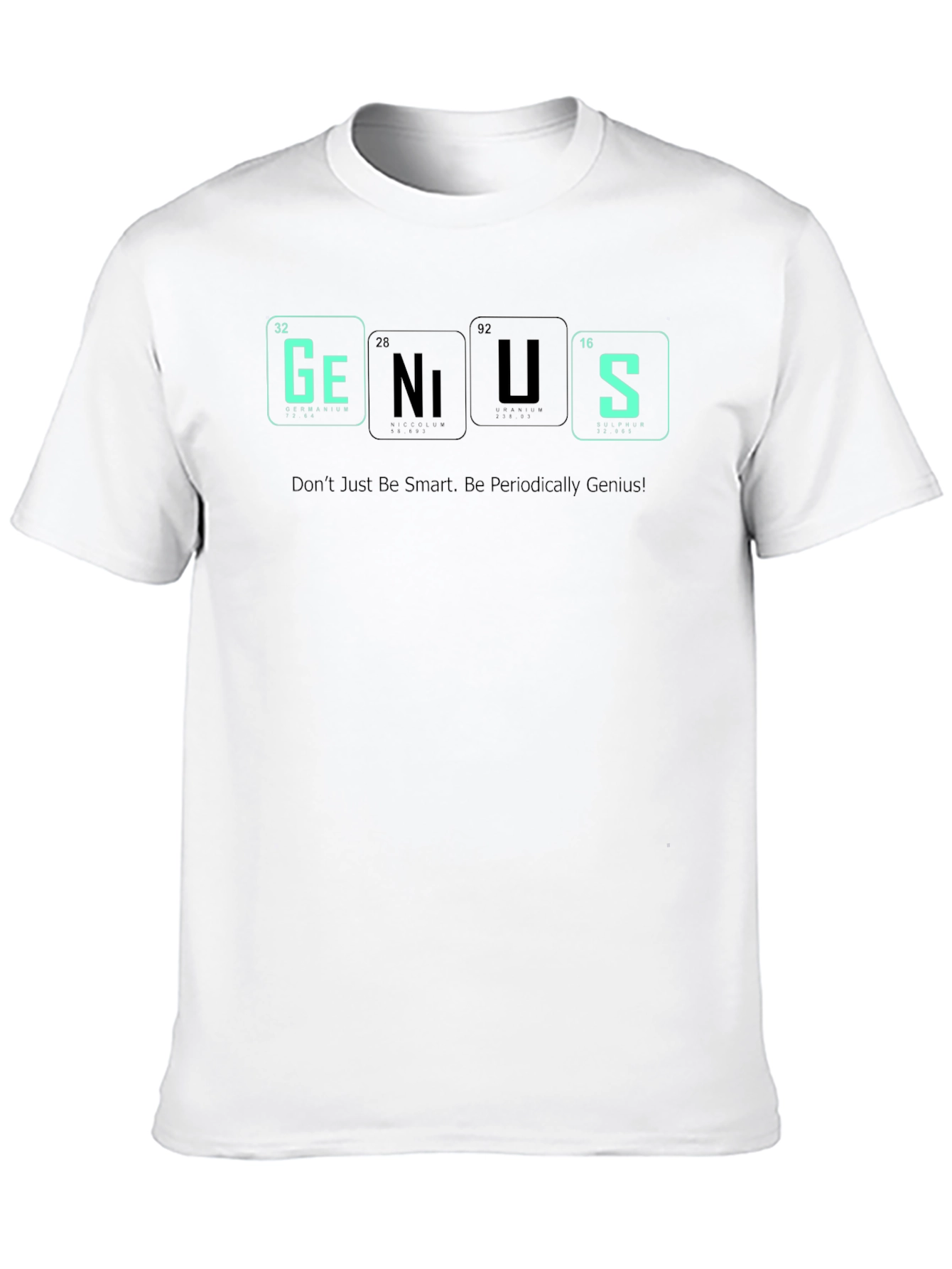 Genius Periodic Table T-Shirt - Science Geek Style