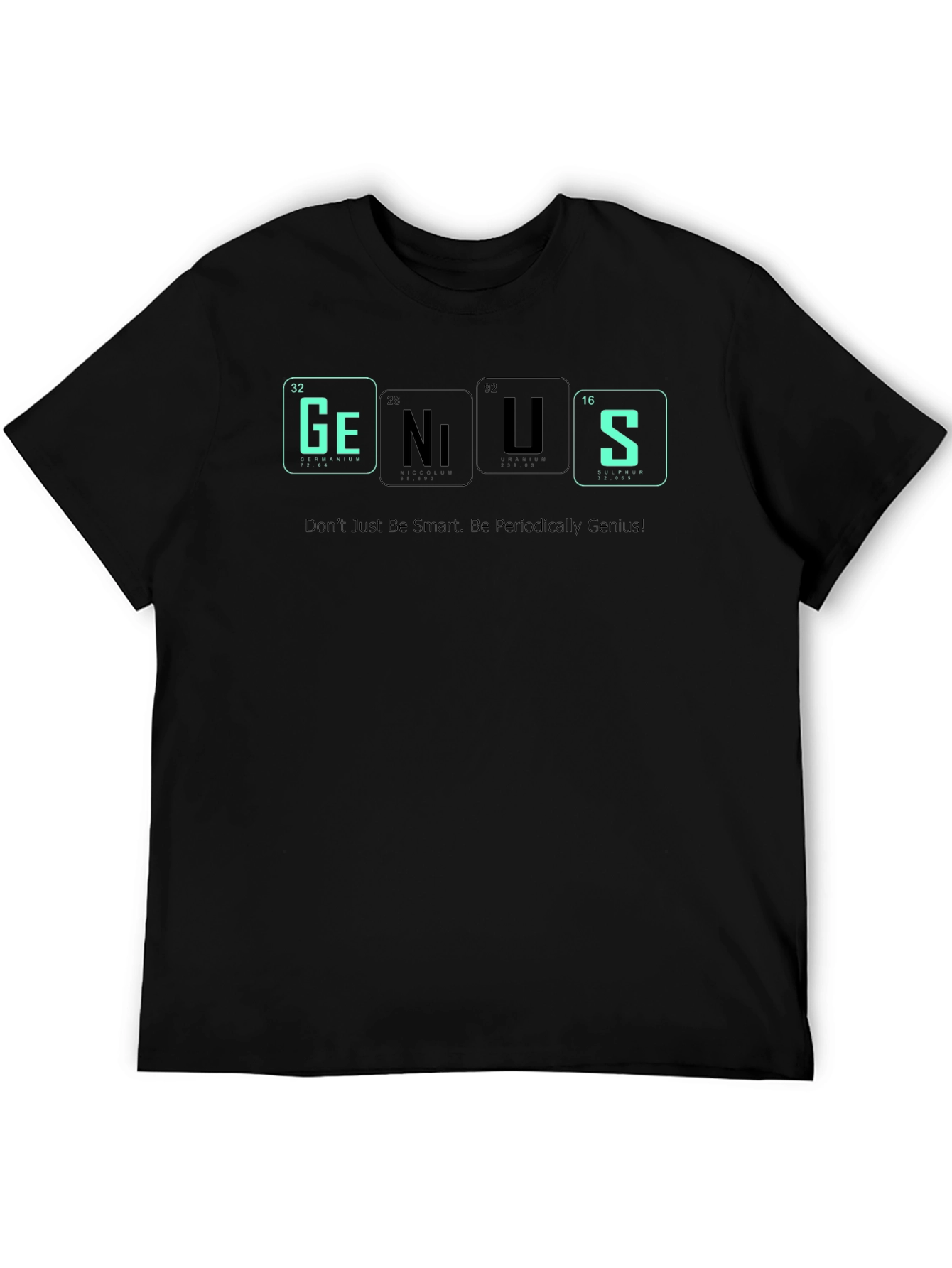 Genius Periodic Table T-Shirt - Science Geek Style
