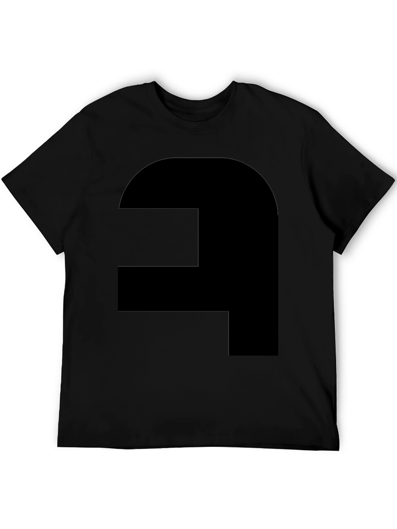 Geometric Graphic Tee - Modern Style