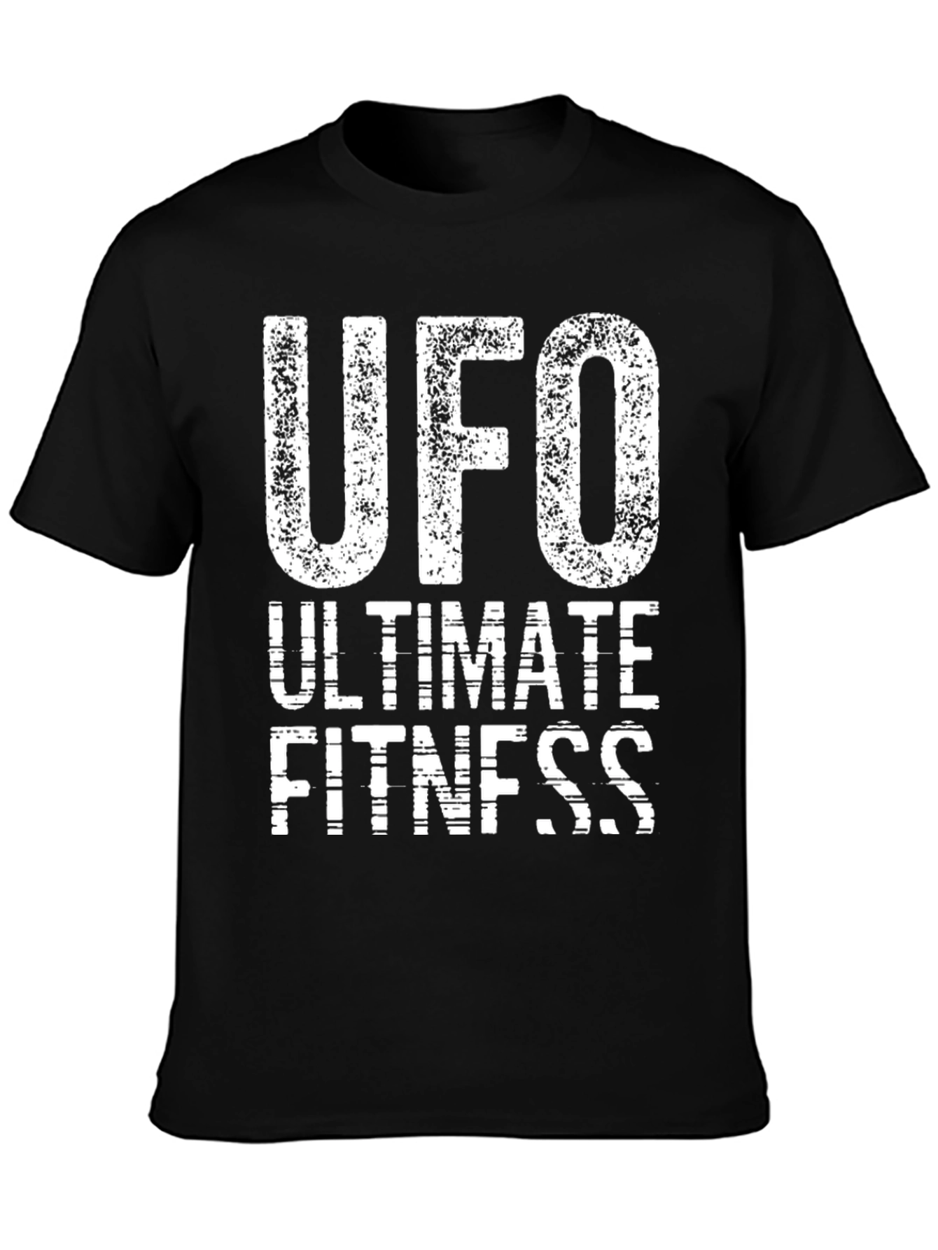 UFO Ultimate Fitness Black T-Shirt