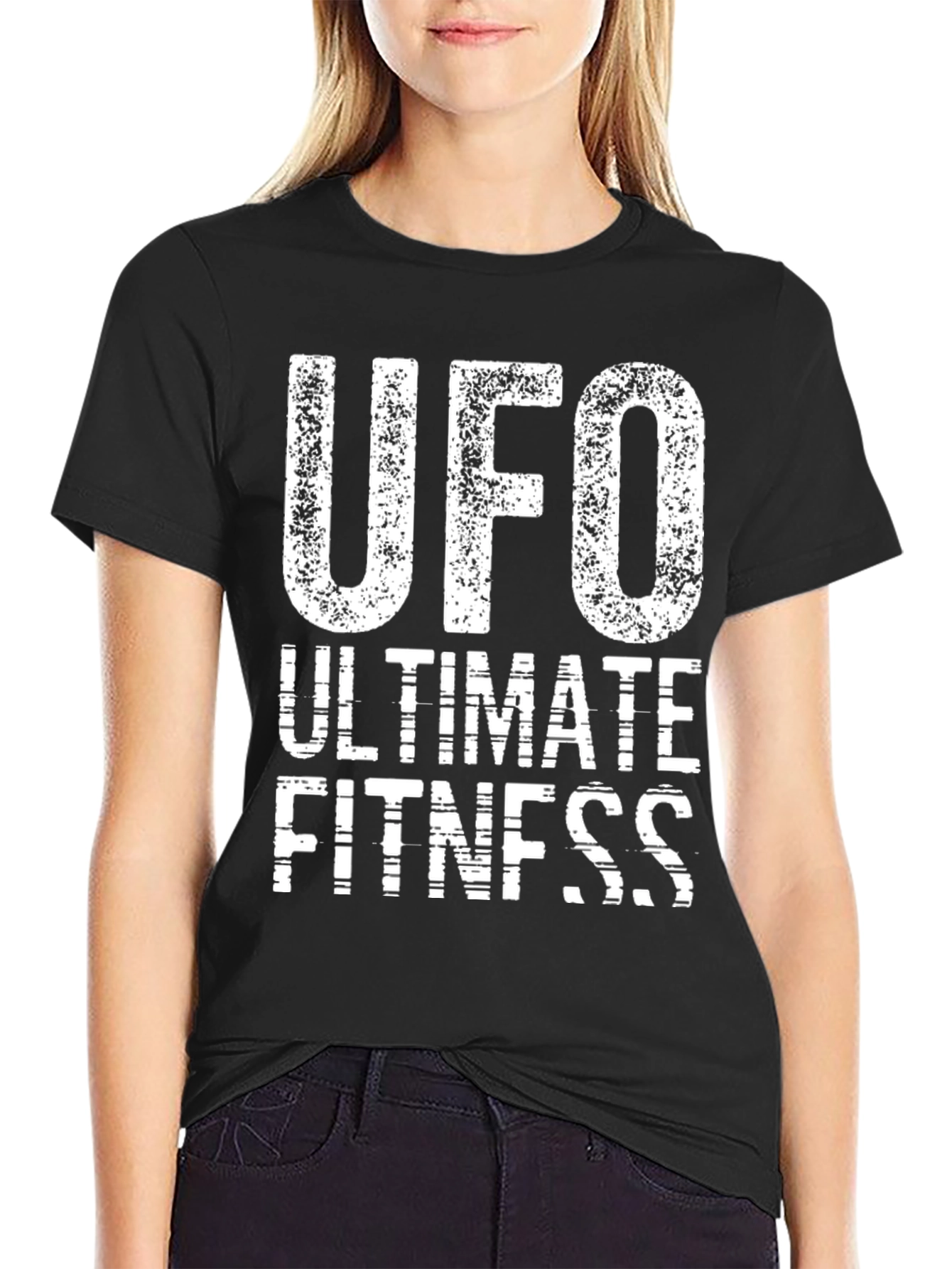 UFO Ultimate Fitness Black T-Shirt