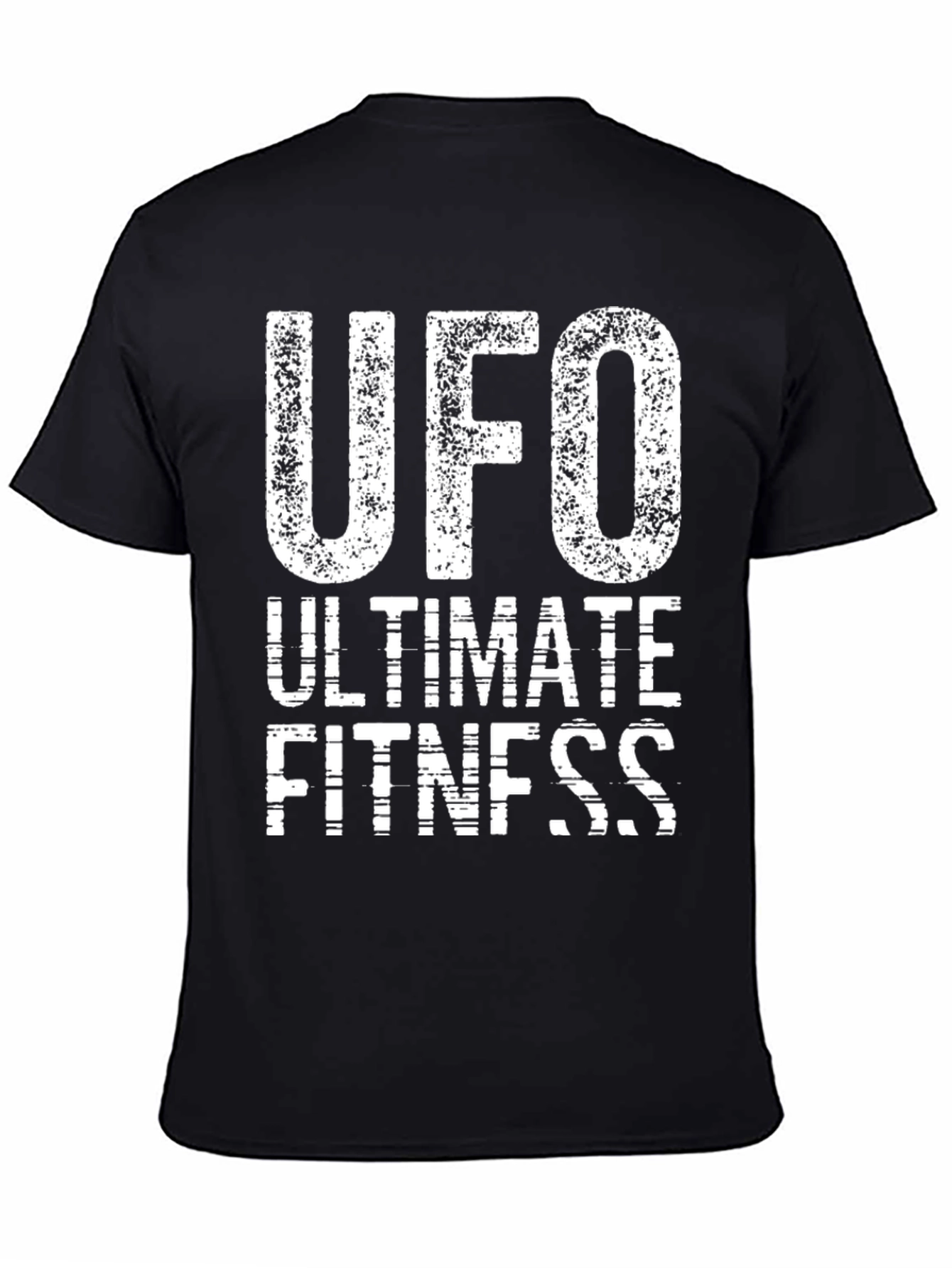 UFO Ultimate Fitness Black T-Shirt