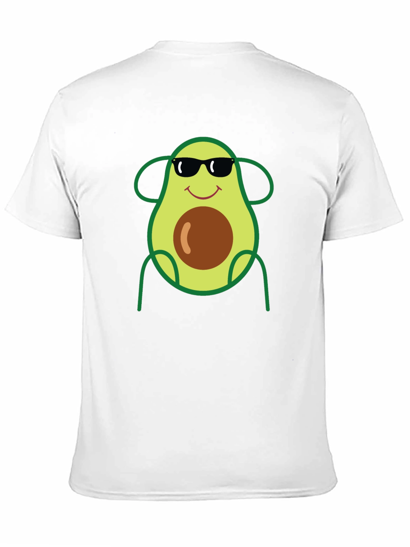 Cool Avocado Graphic Tee - Black