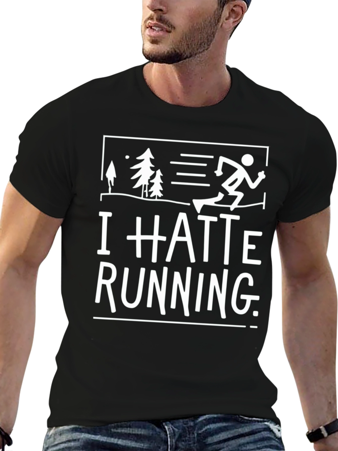 Funny I Hate Running T-Shirt