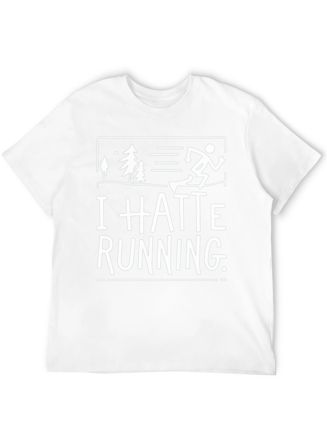 Funny I Hate Running T-Shirt