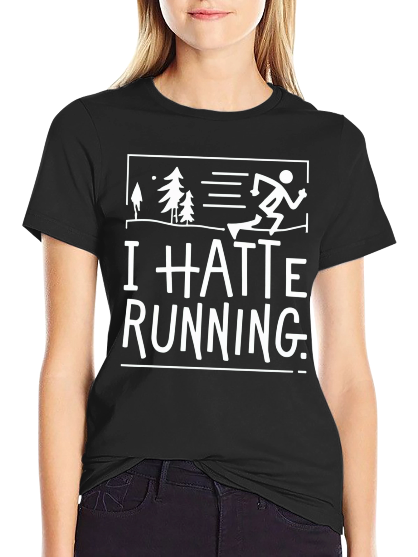 Funny I Hate Running T-Shirt