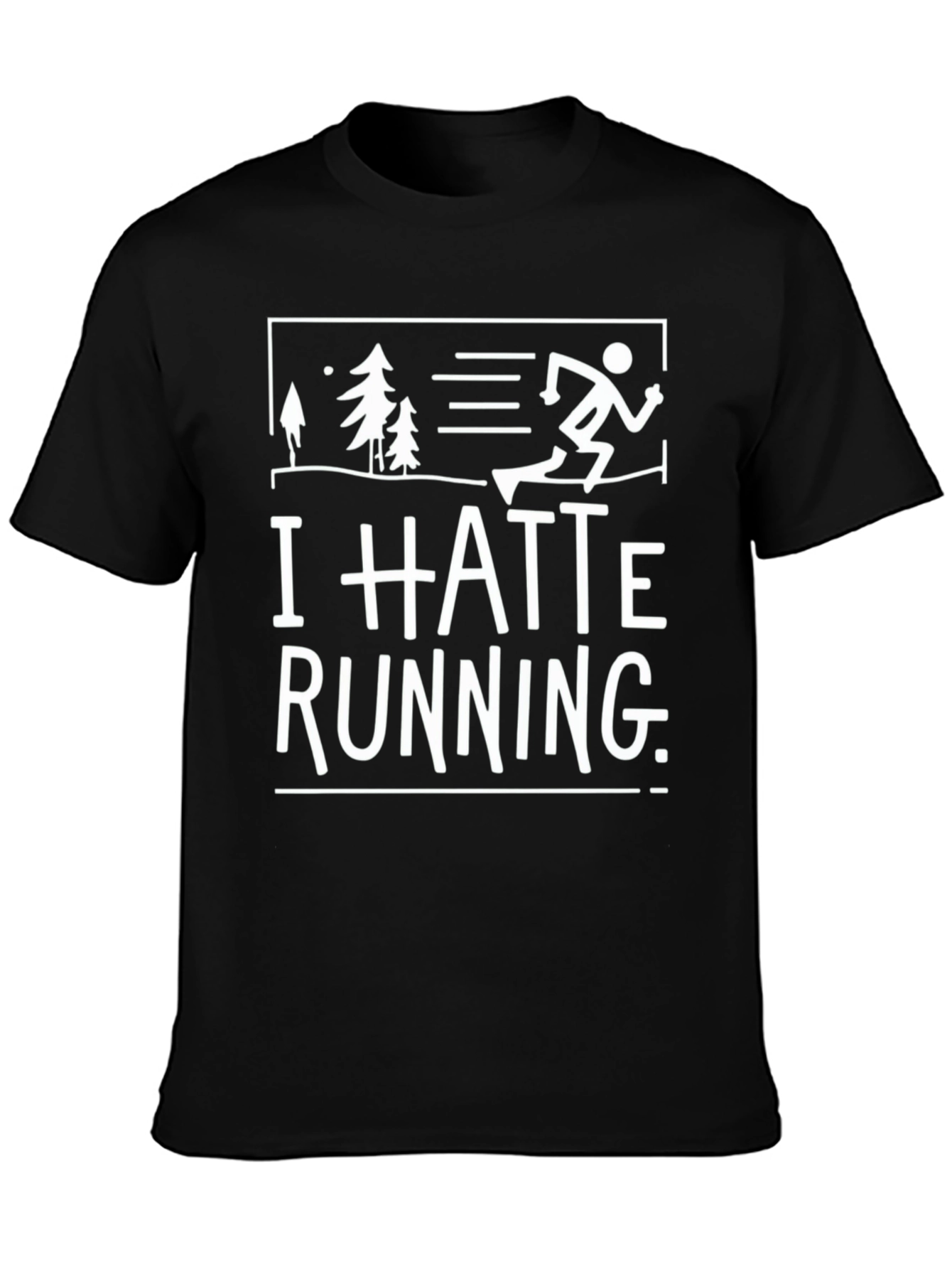 Funny I Hate Running T-Shirt