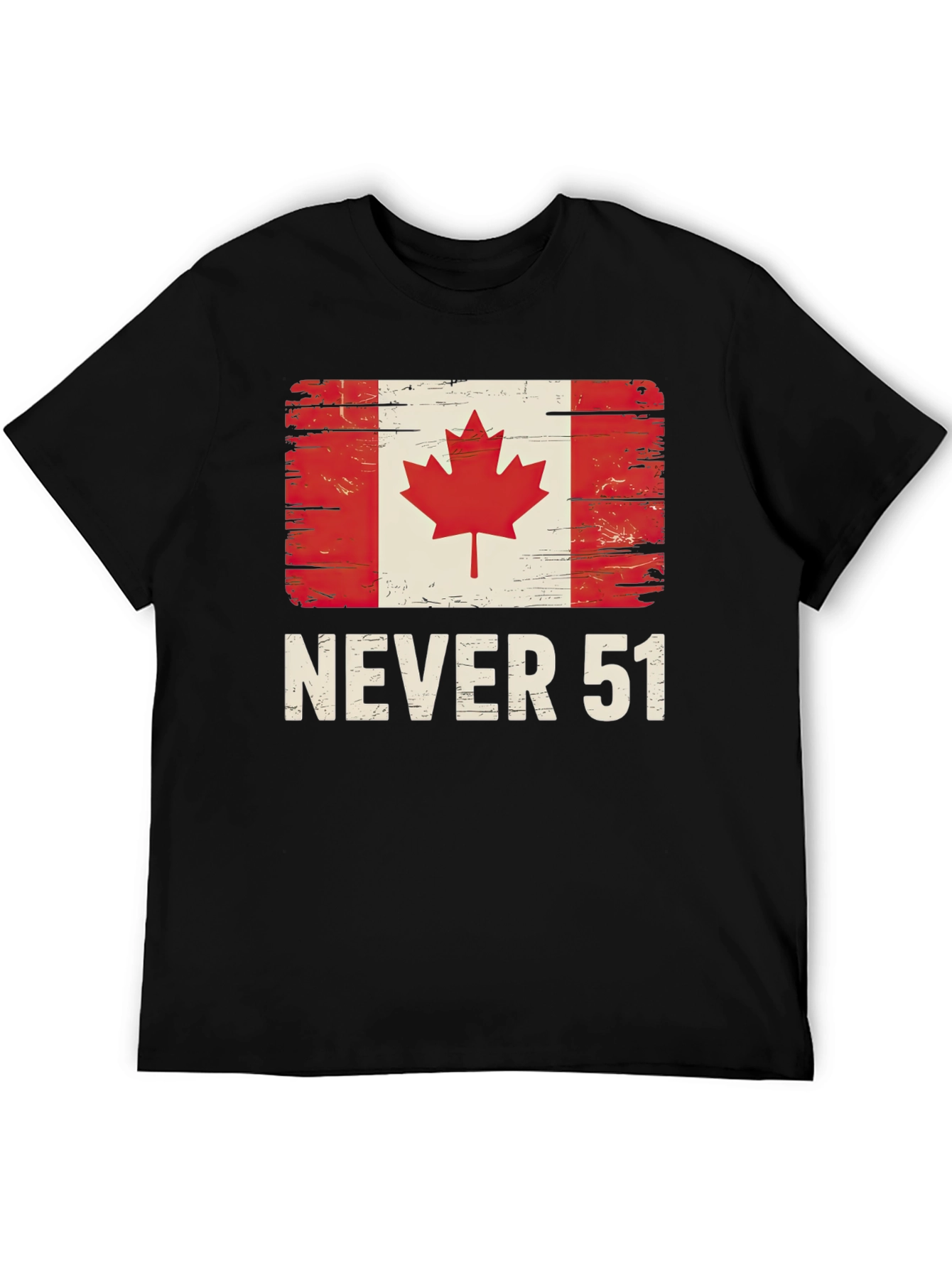 Never 51 Canada Flag T-Shirt
