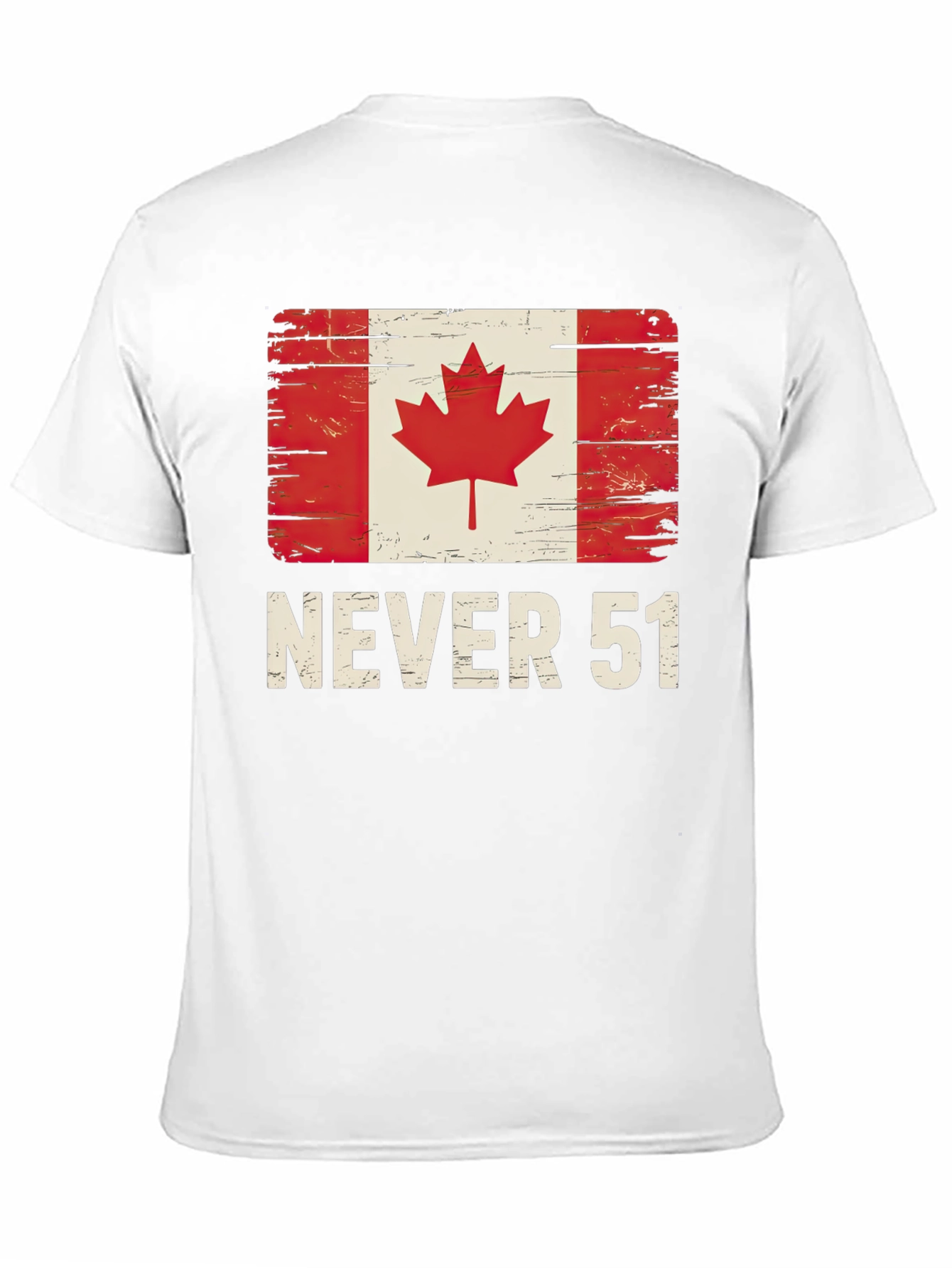 Never 51 Canada Flag T-Shirt