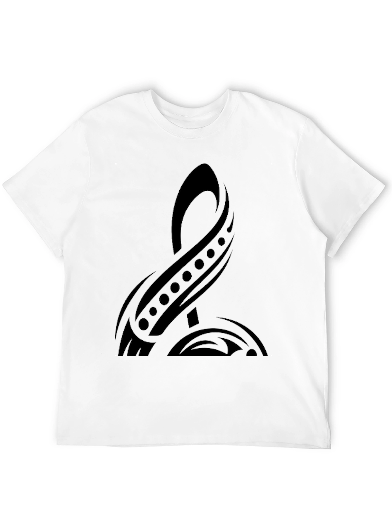 Mens Black Tribal Graphic T-Shirt