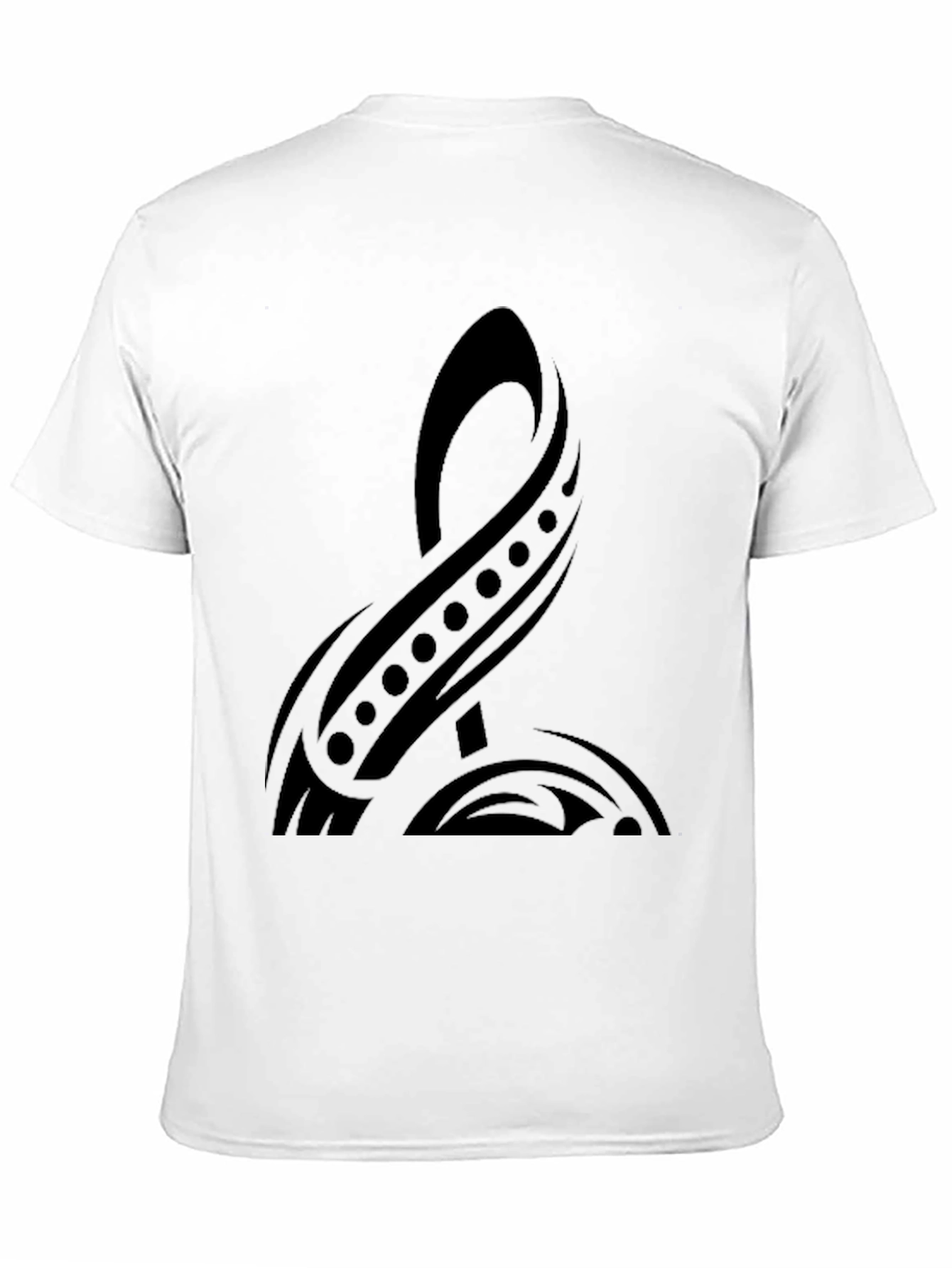 Mens Black Tribal Graphic T-Shirt
