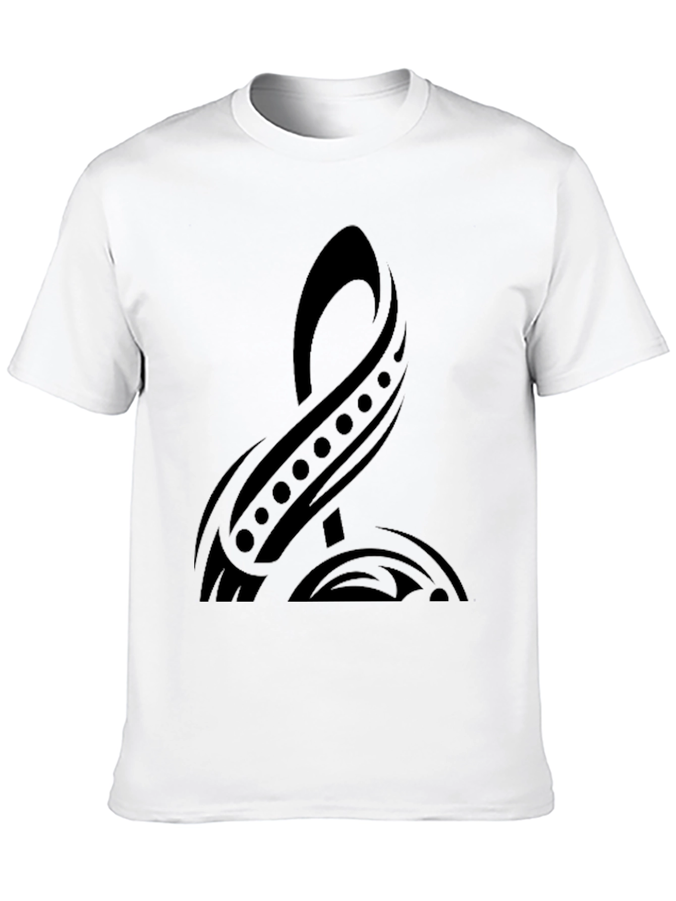 Mens Black Tribal Graphic T-Shirt