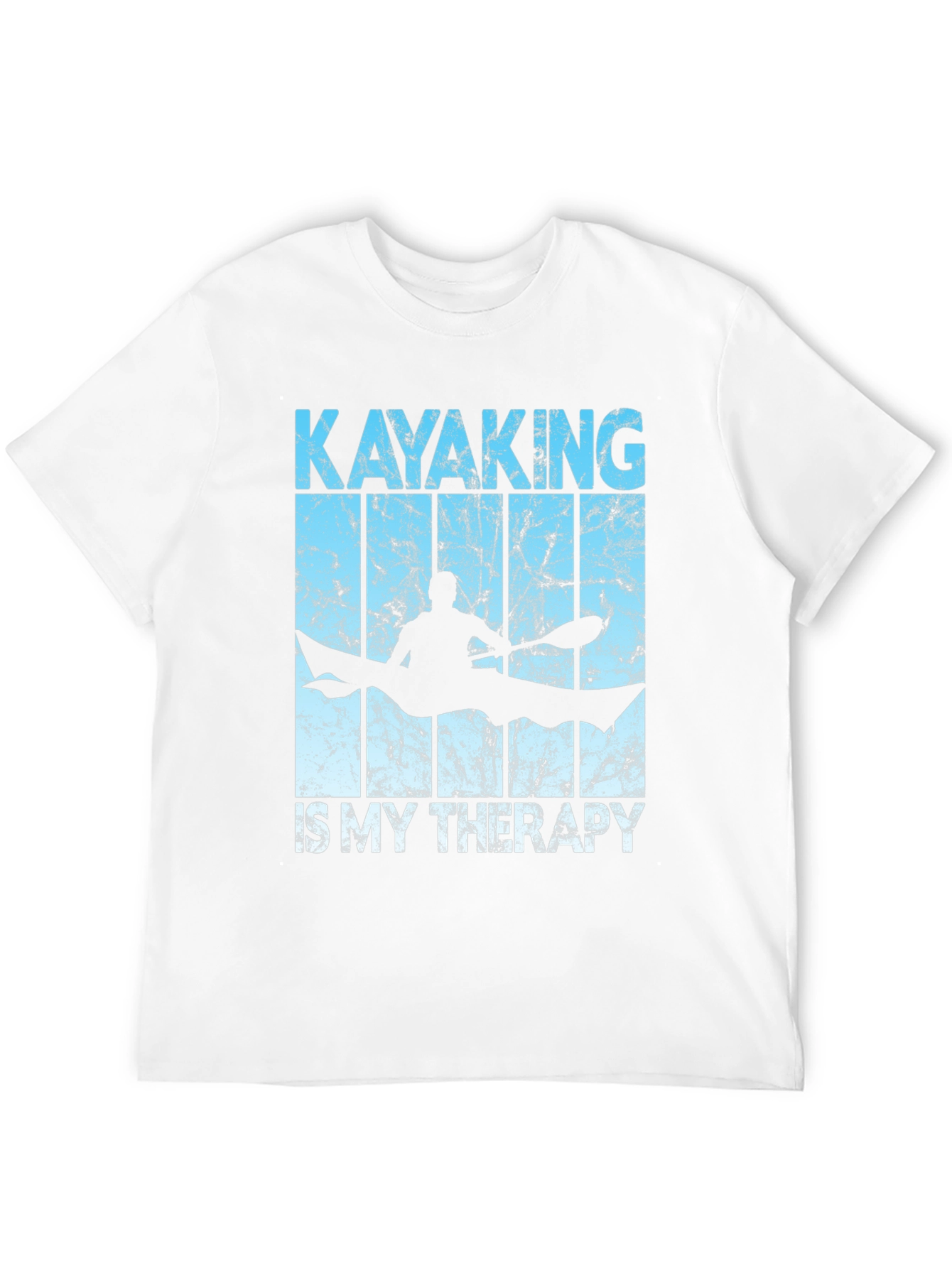 Kayaking Therapy T-Shirt - Black