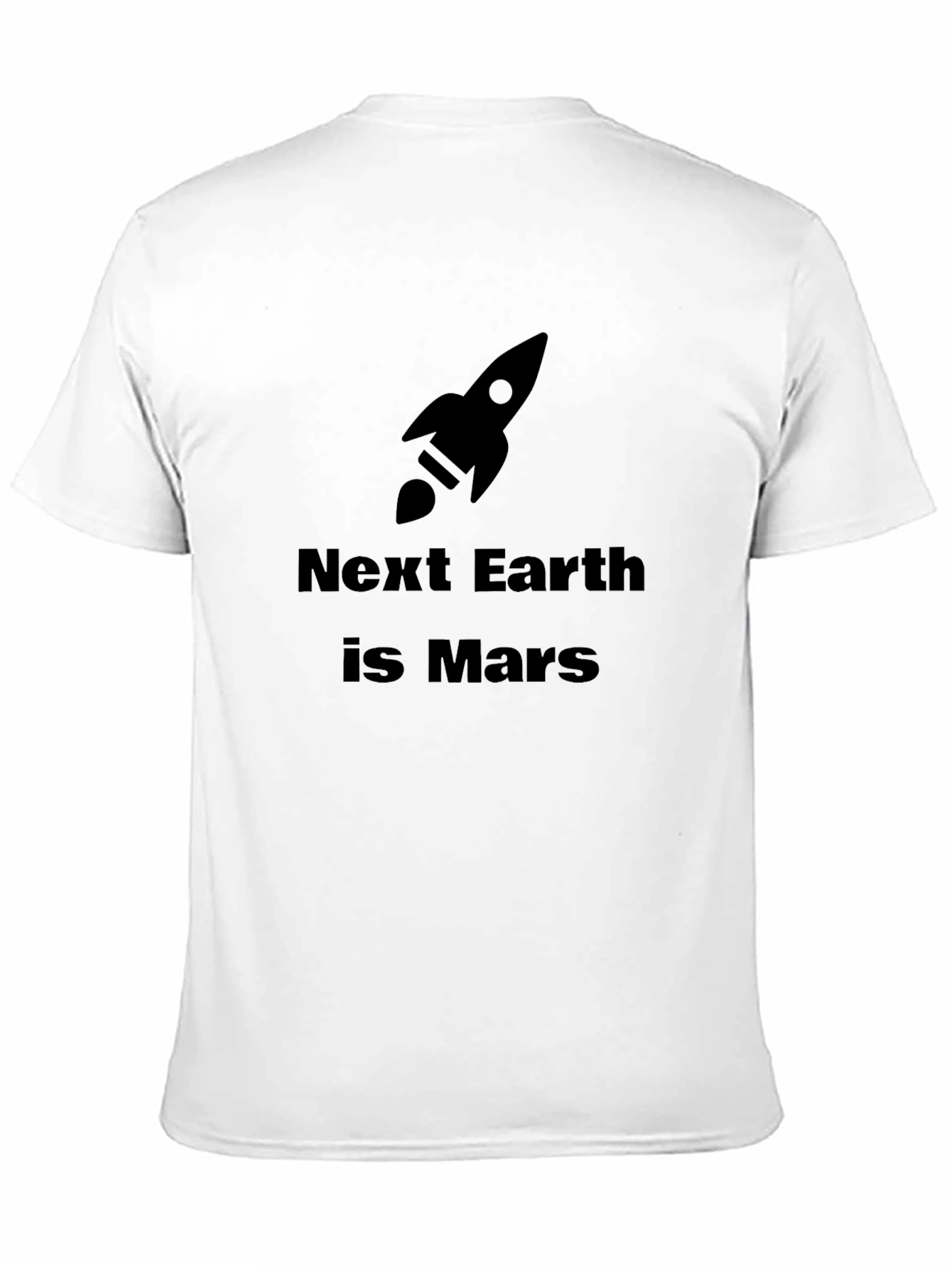 Next Earth is Mars Black T-Shirt