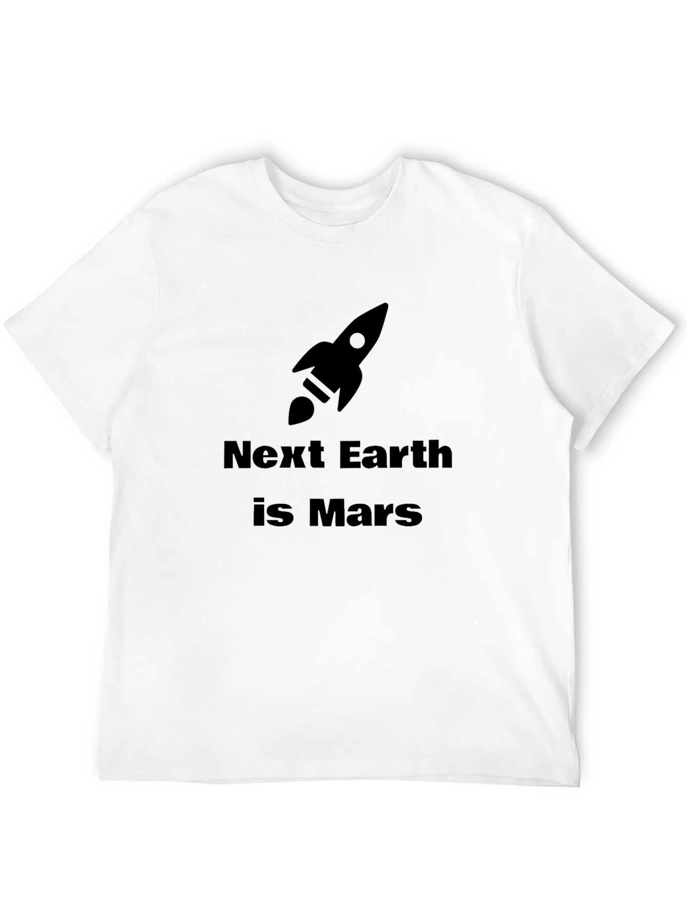 Next Earth is Mars Black T-Shirt