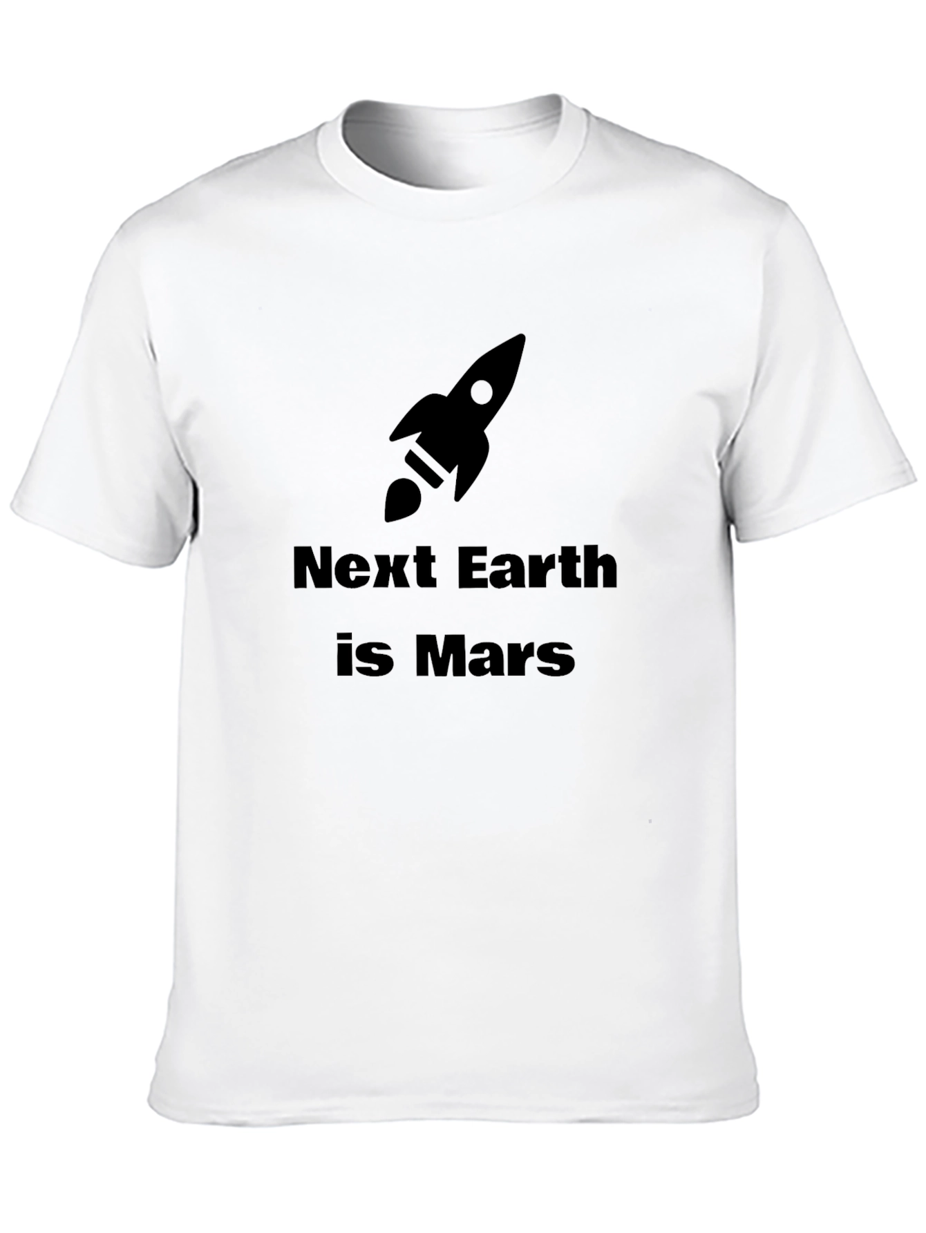 Next Earth is Mars Black T-Shirt