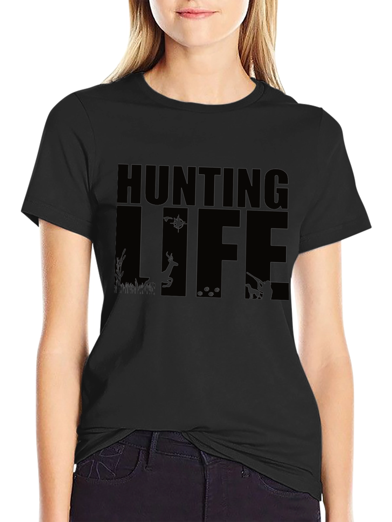 Hunting Life Graphic T-Shirt