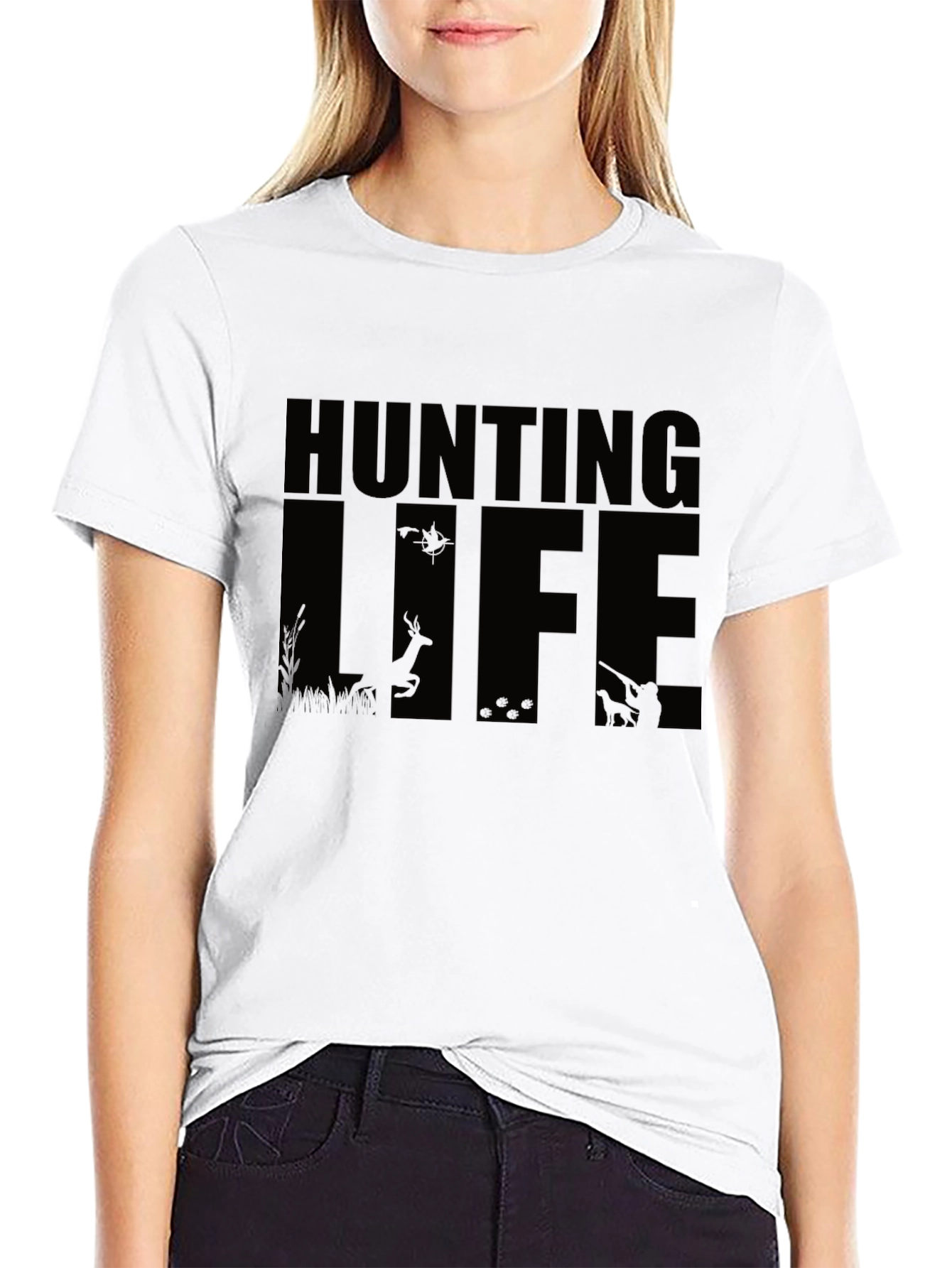 Hunting Life Graphic T-Shirt