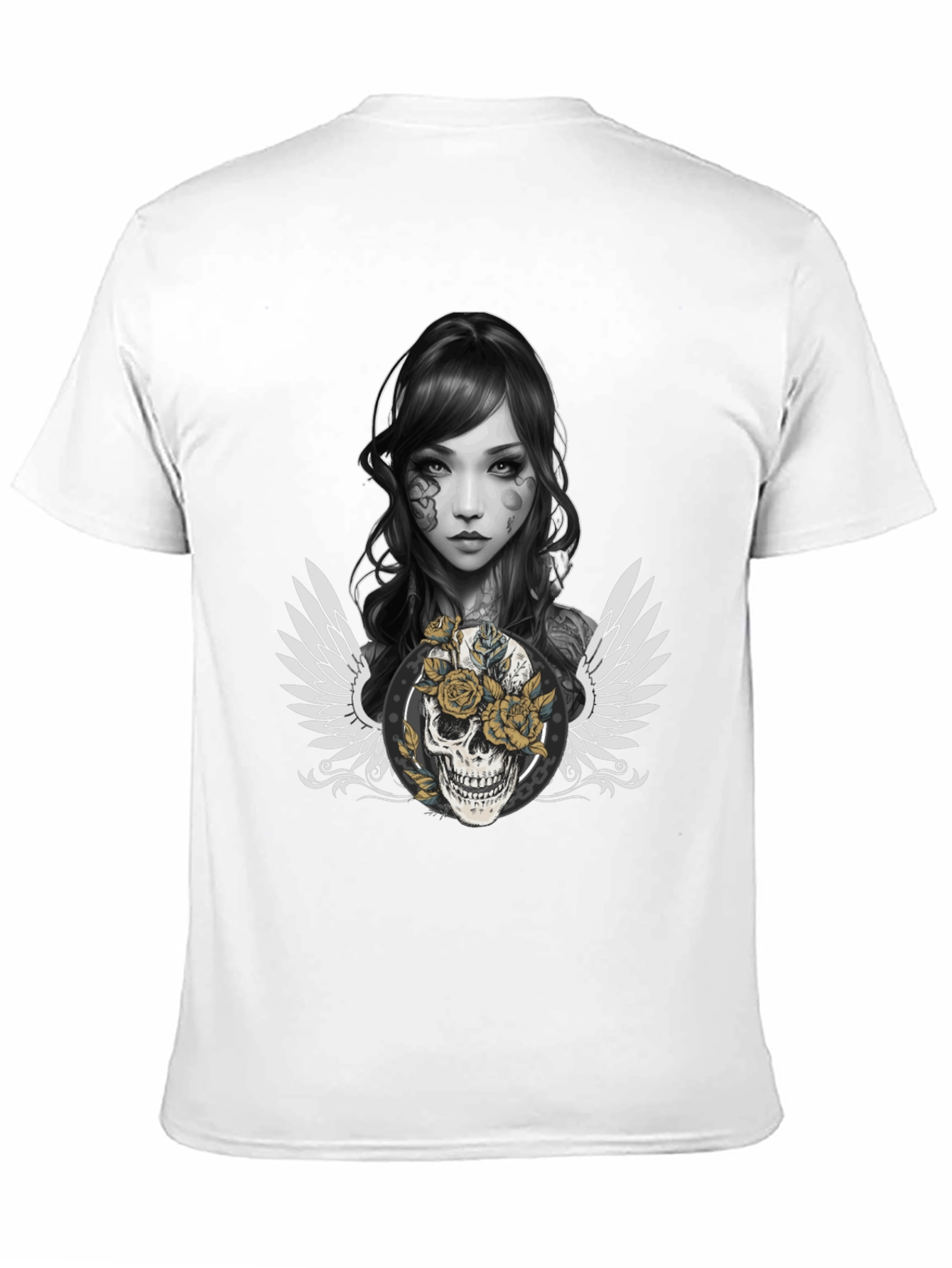 Skull & Roses Graphic T-Shirt