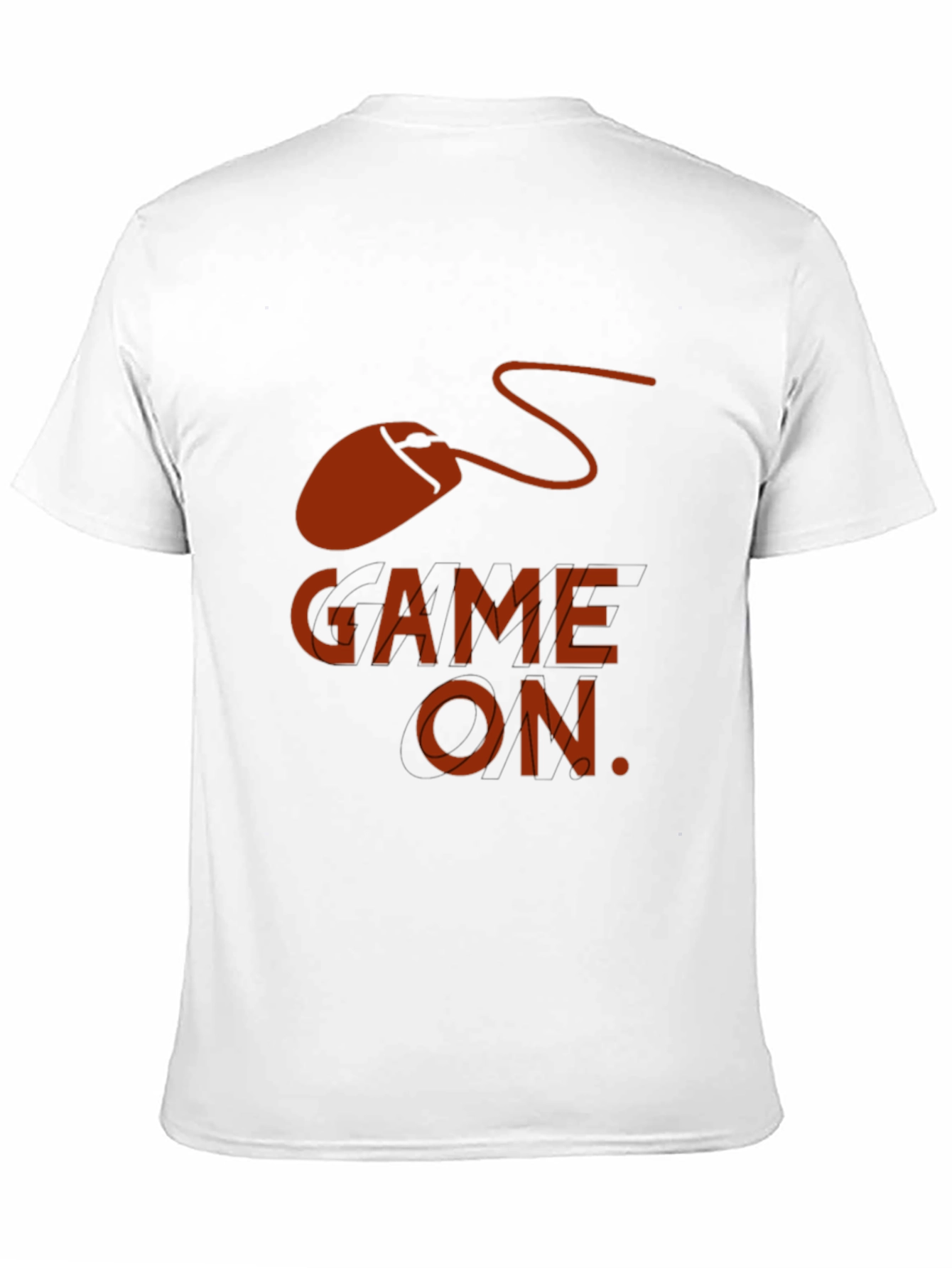 Game On Graphic Tee - Black Cotton Gamer T-Shirt