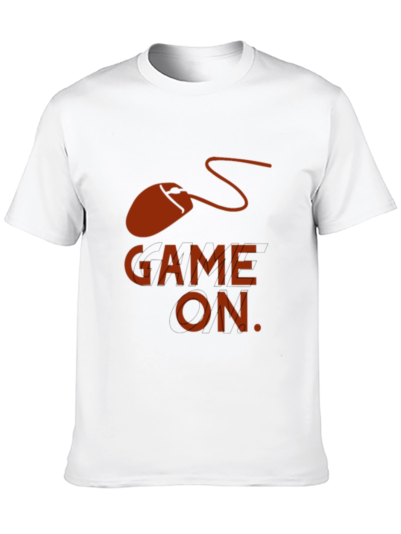 Game On Graphic Tee - Black Cotton Gamer T-Shirt