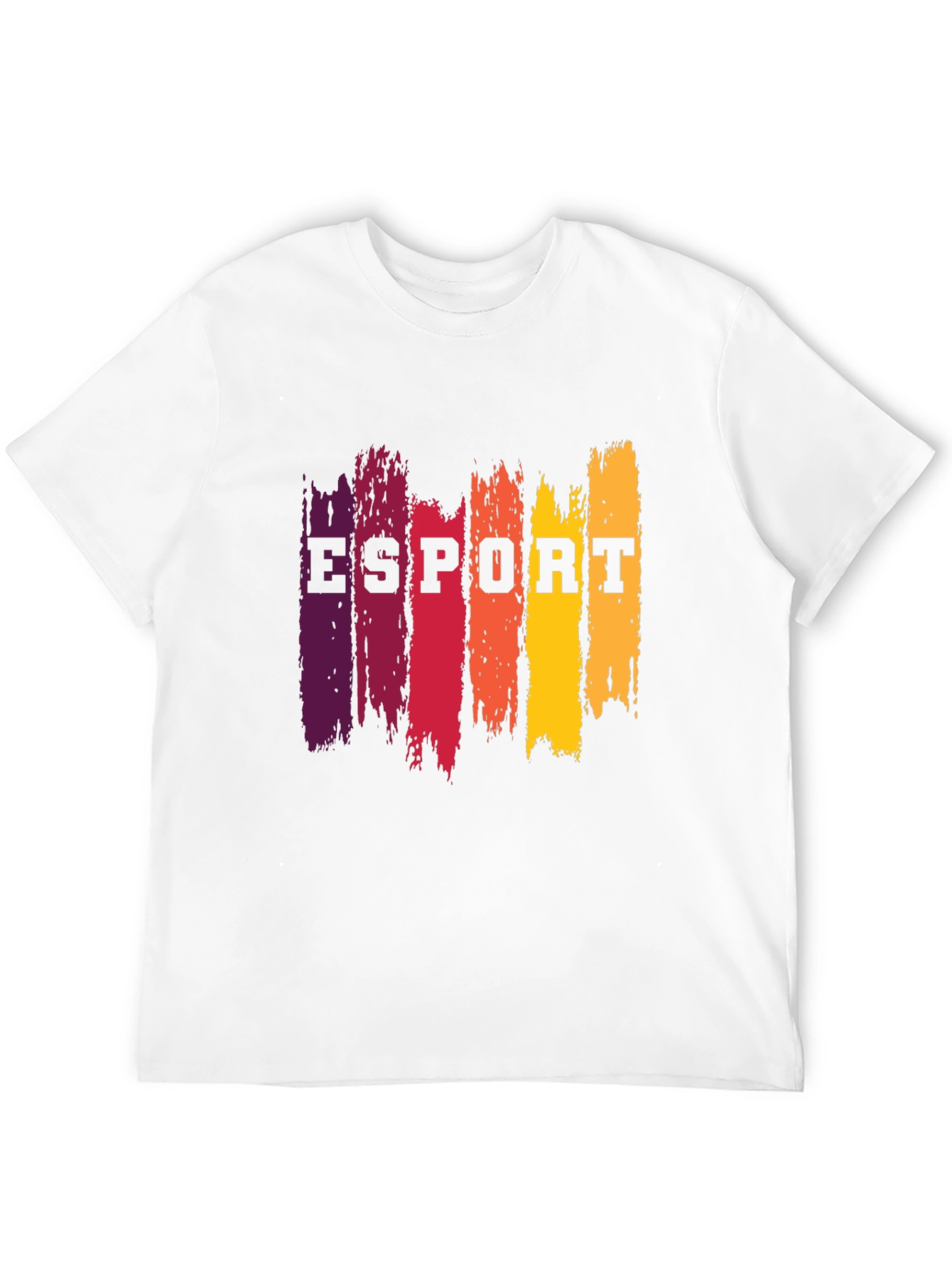 Esport Brushstroke Graphic Tee - Black