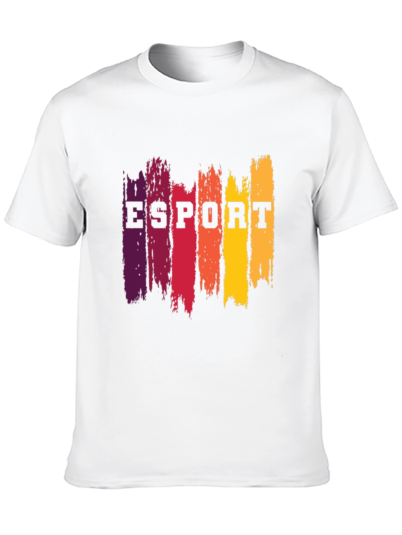 Esport Brushstroke Graphic Tee - Black