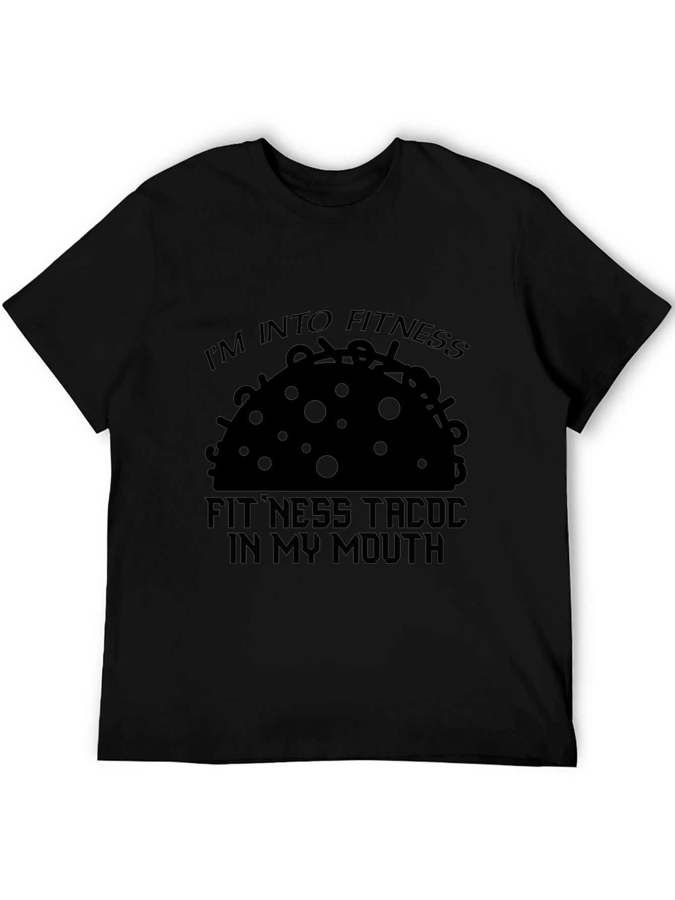 Fitness Taco Graphic T-Shirt - Im Into Fitness Tee