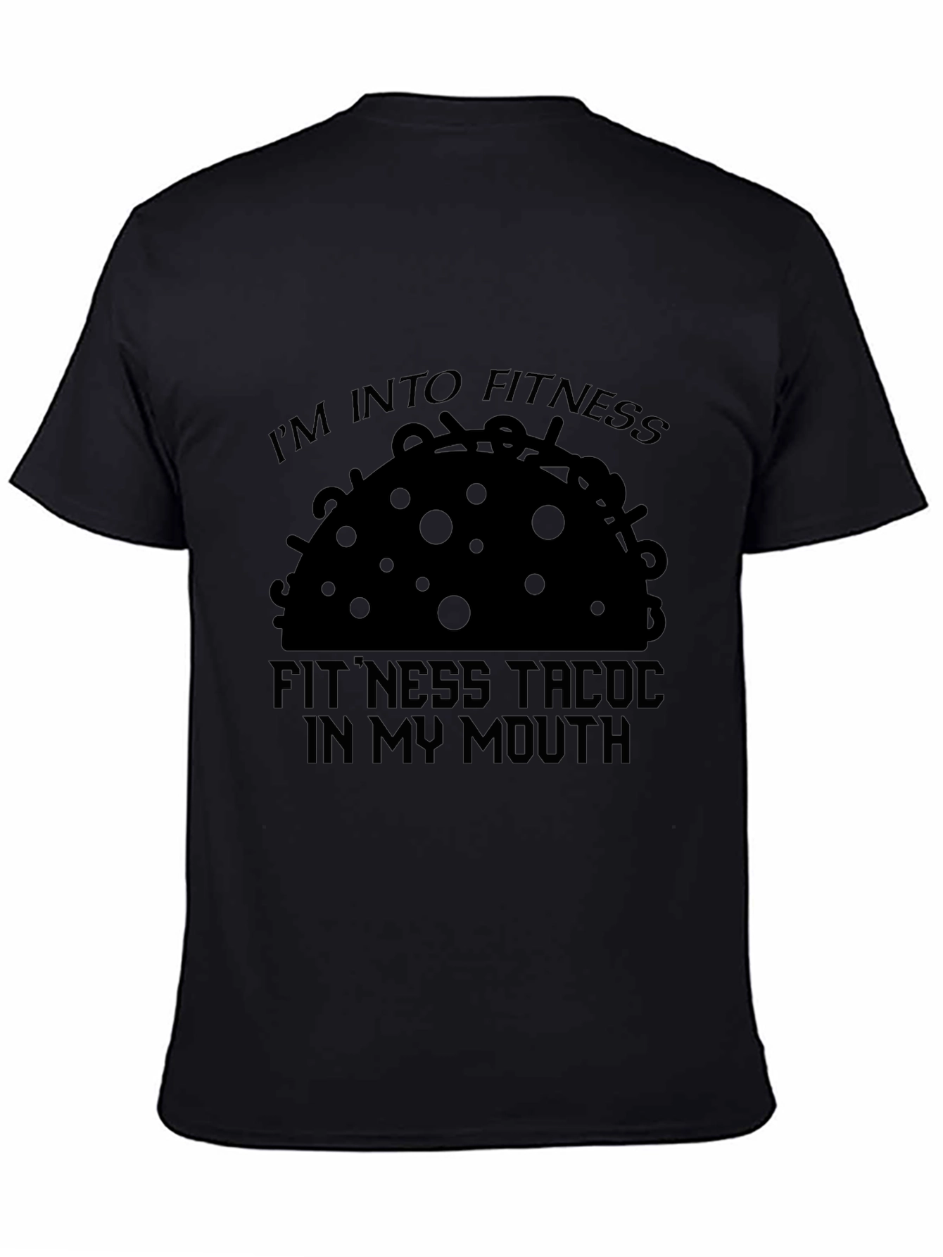 Fitness Taco Graphic T-Shirt - Im Into Fitness Tee