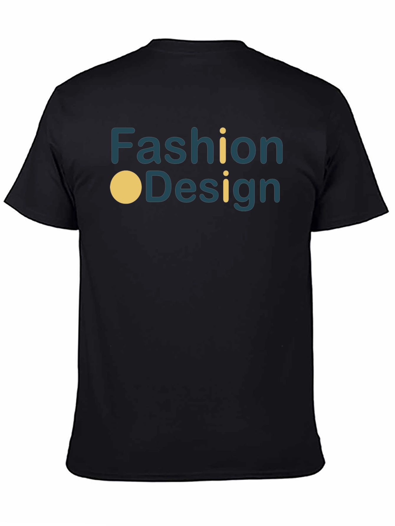 Fashion Design Graphic Black T-Shirt