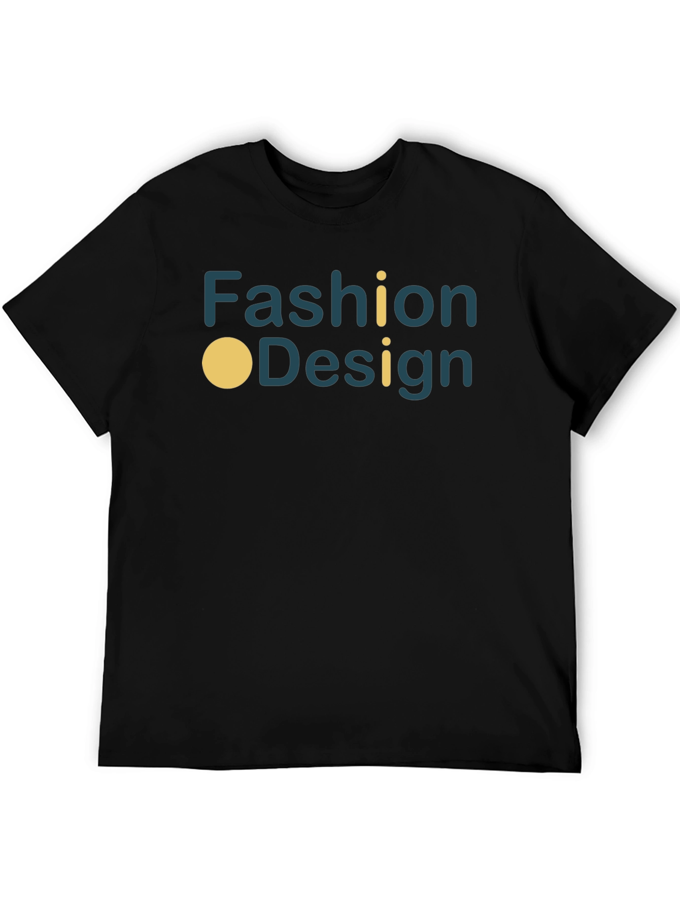 Fashion Design Graphic Black T-Shirt