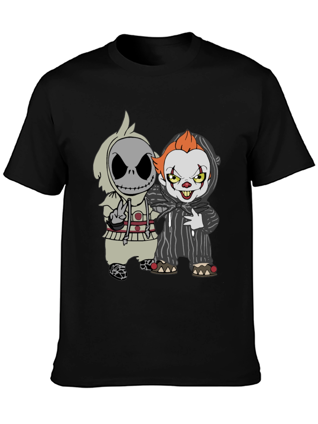 Halloween Cartoon Character Graphic T-Shirt