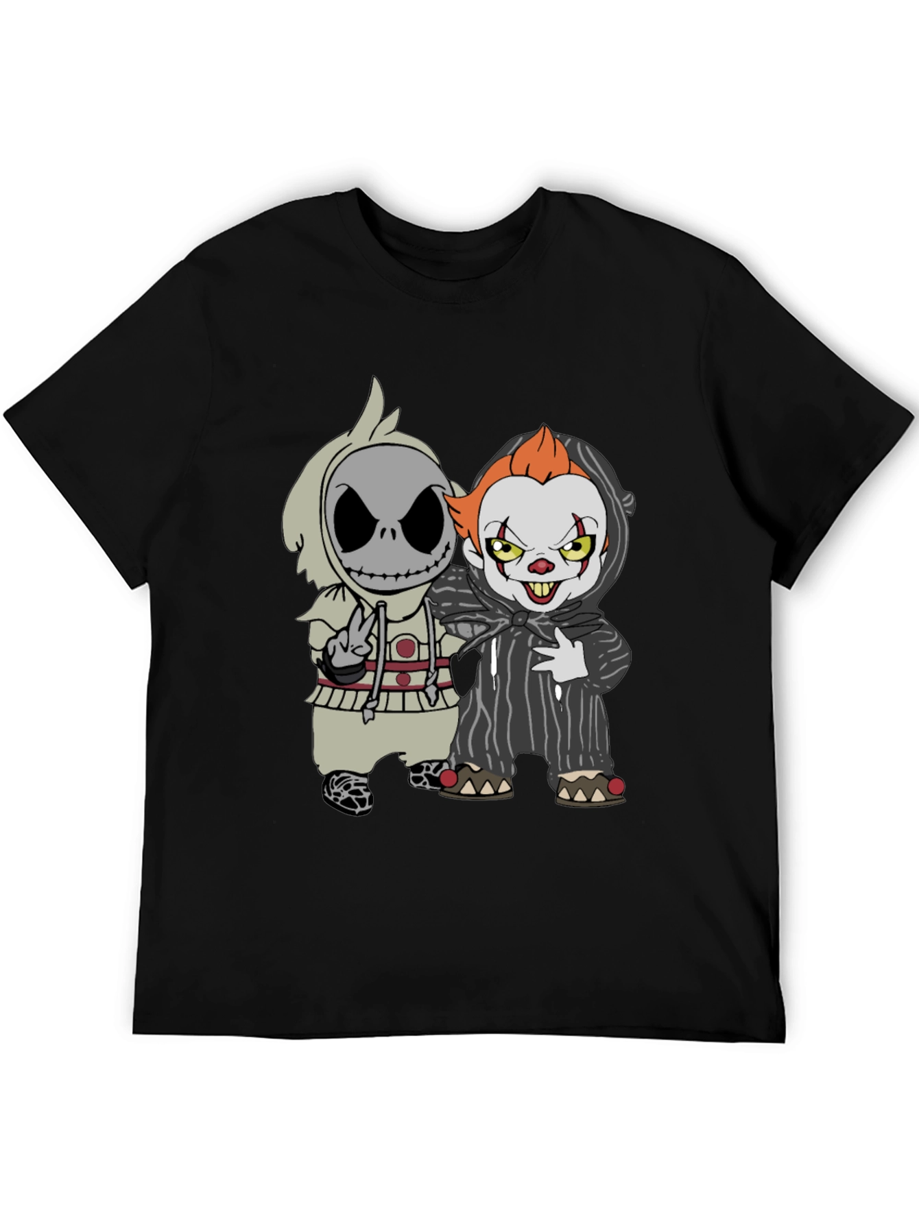 Halloween Cartoon Character Graphic T-Shirt