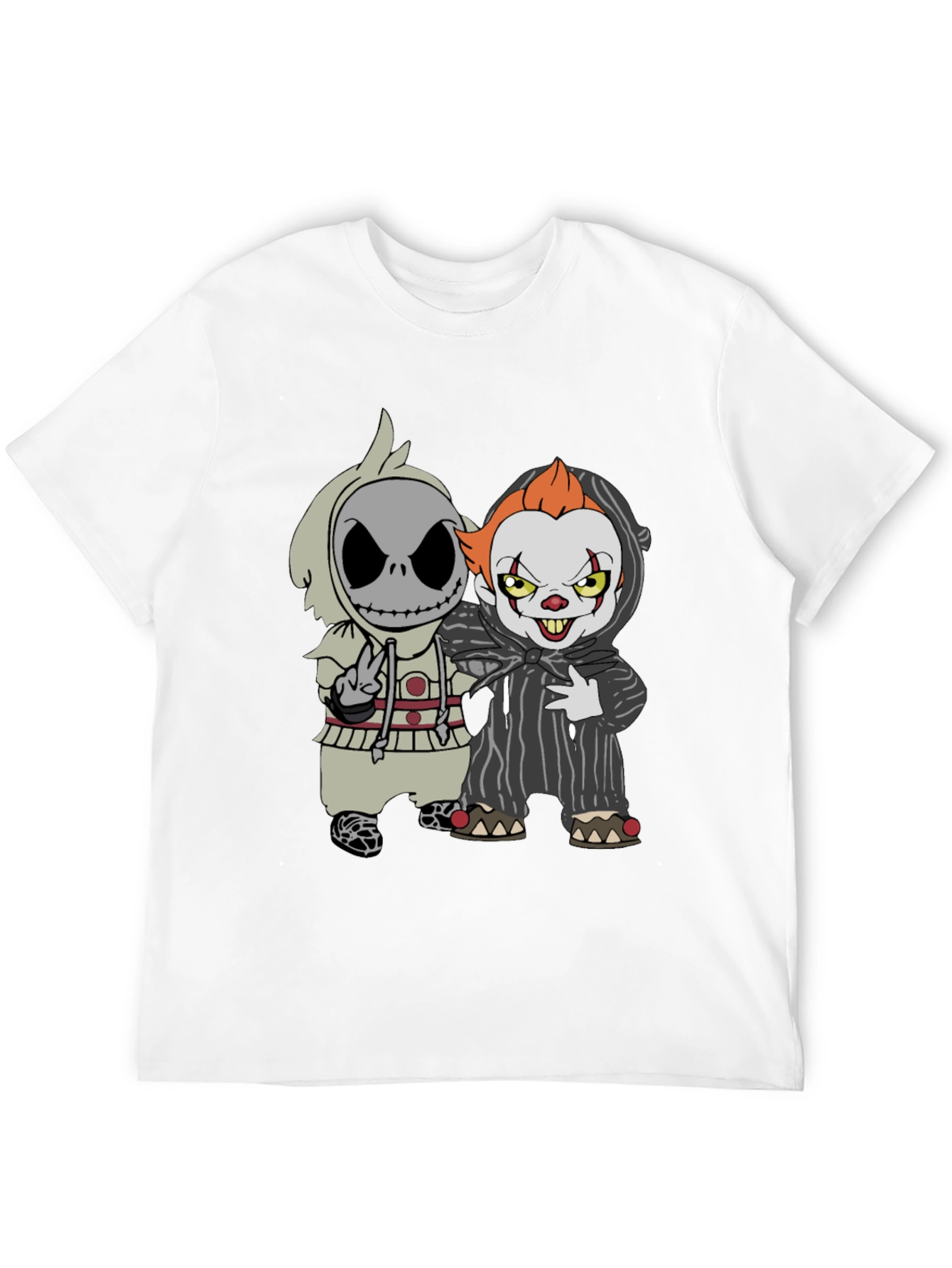 Halloween Cartoon Character Graphic T-Shirt