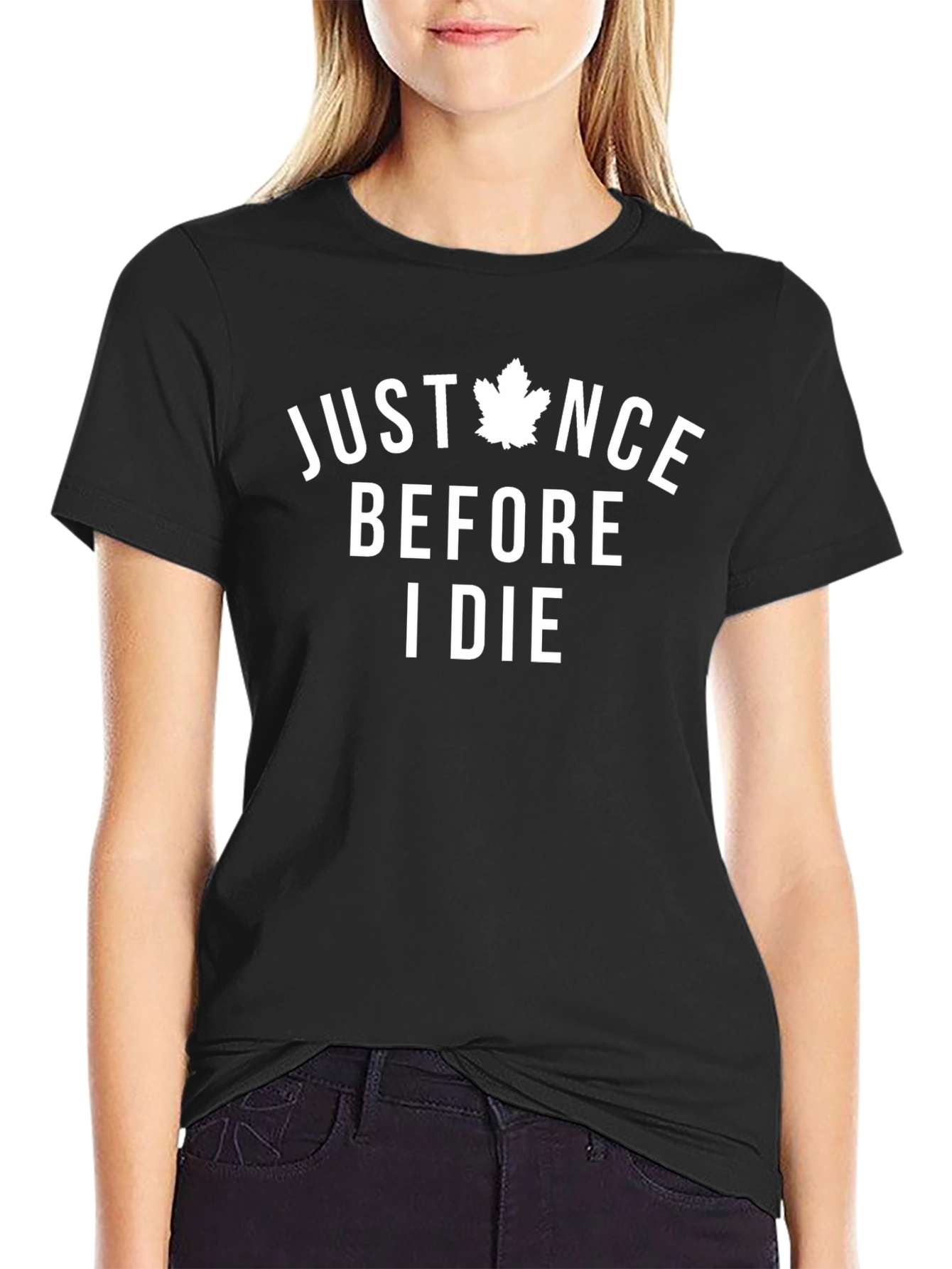 Just Once Before I Die Black T-Shirt