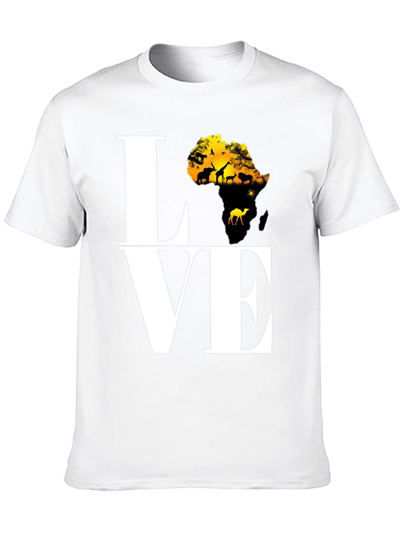 Africa Love T-Shirt - Black