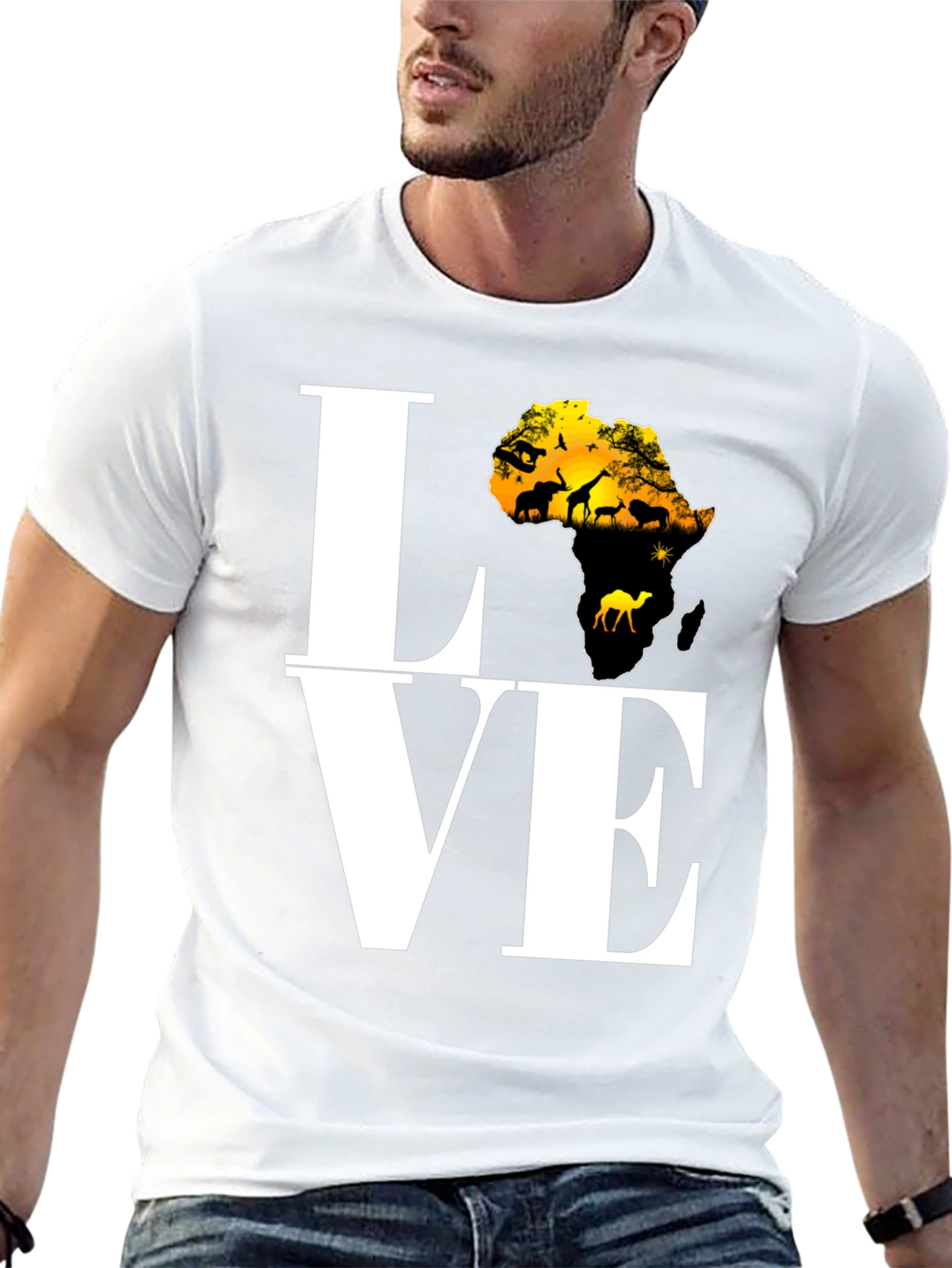 Africa Love T-Shirt - Black
