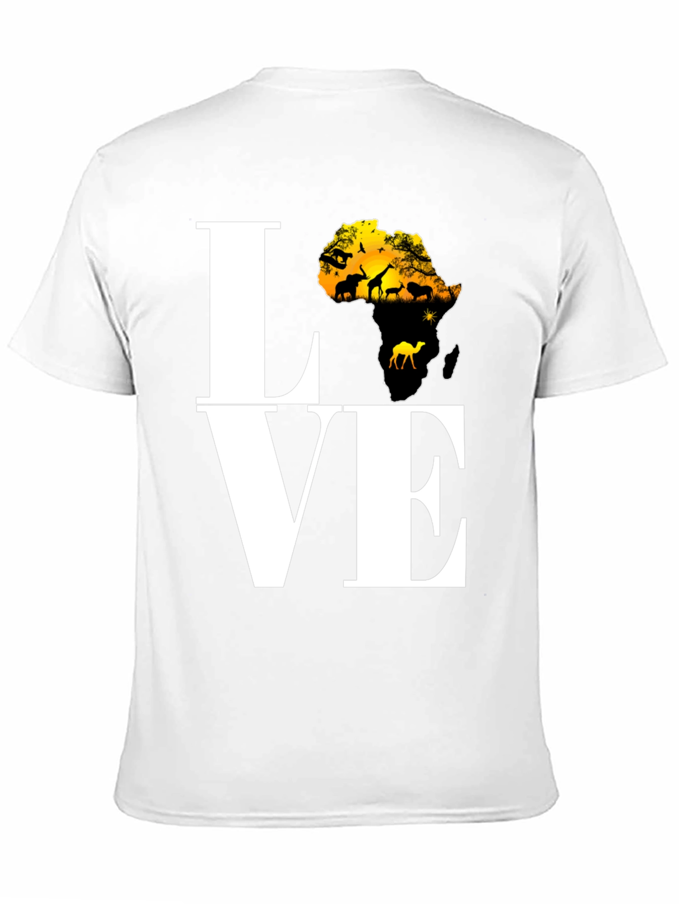 Africa Love T-Shirt - Black