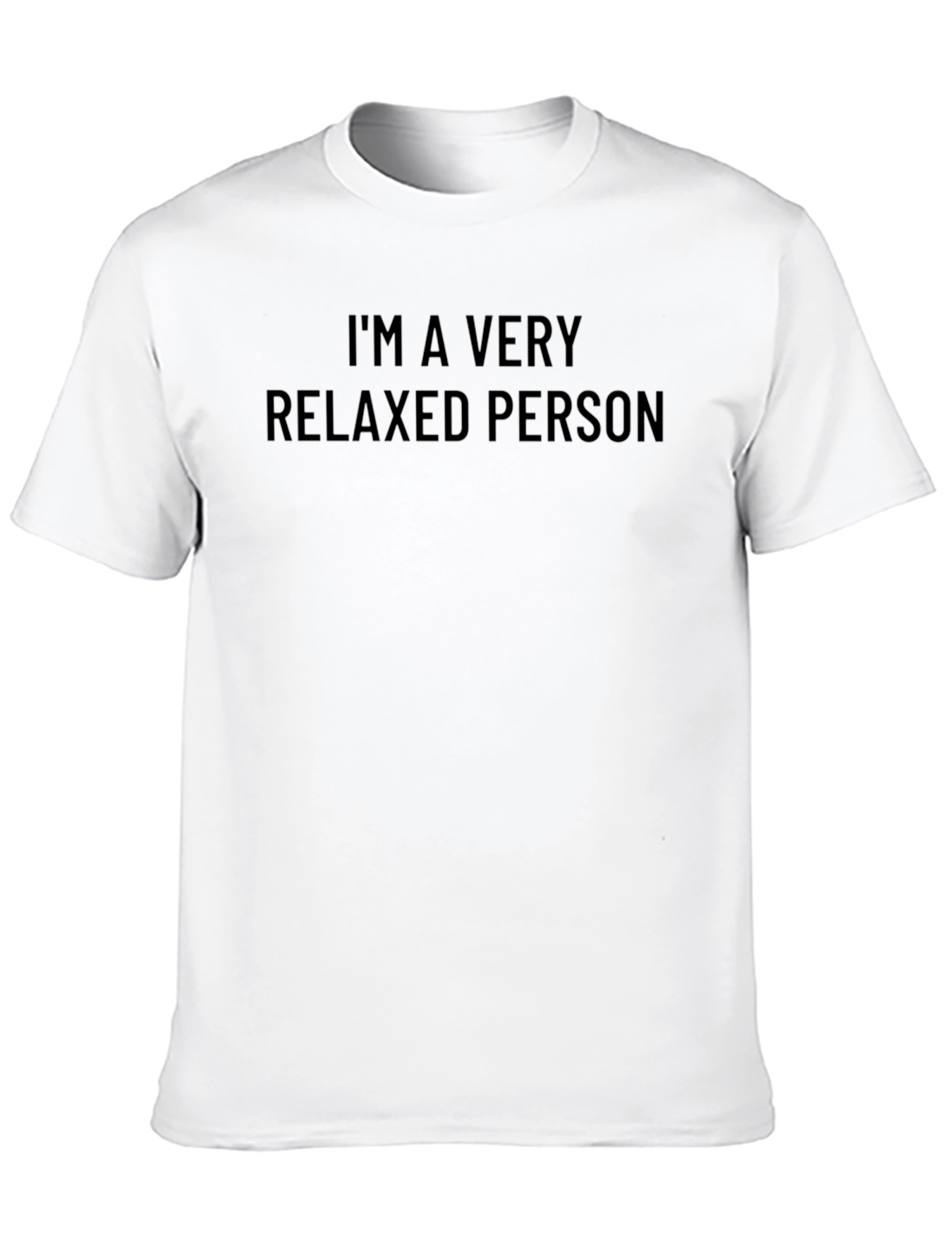 Relaxed Person Graphic Tee - Soft Cotton Comfort