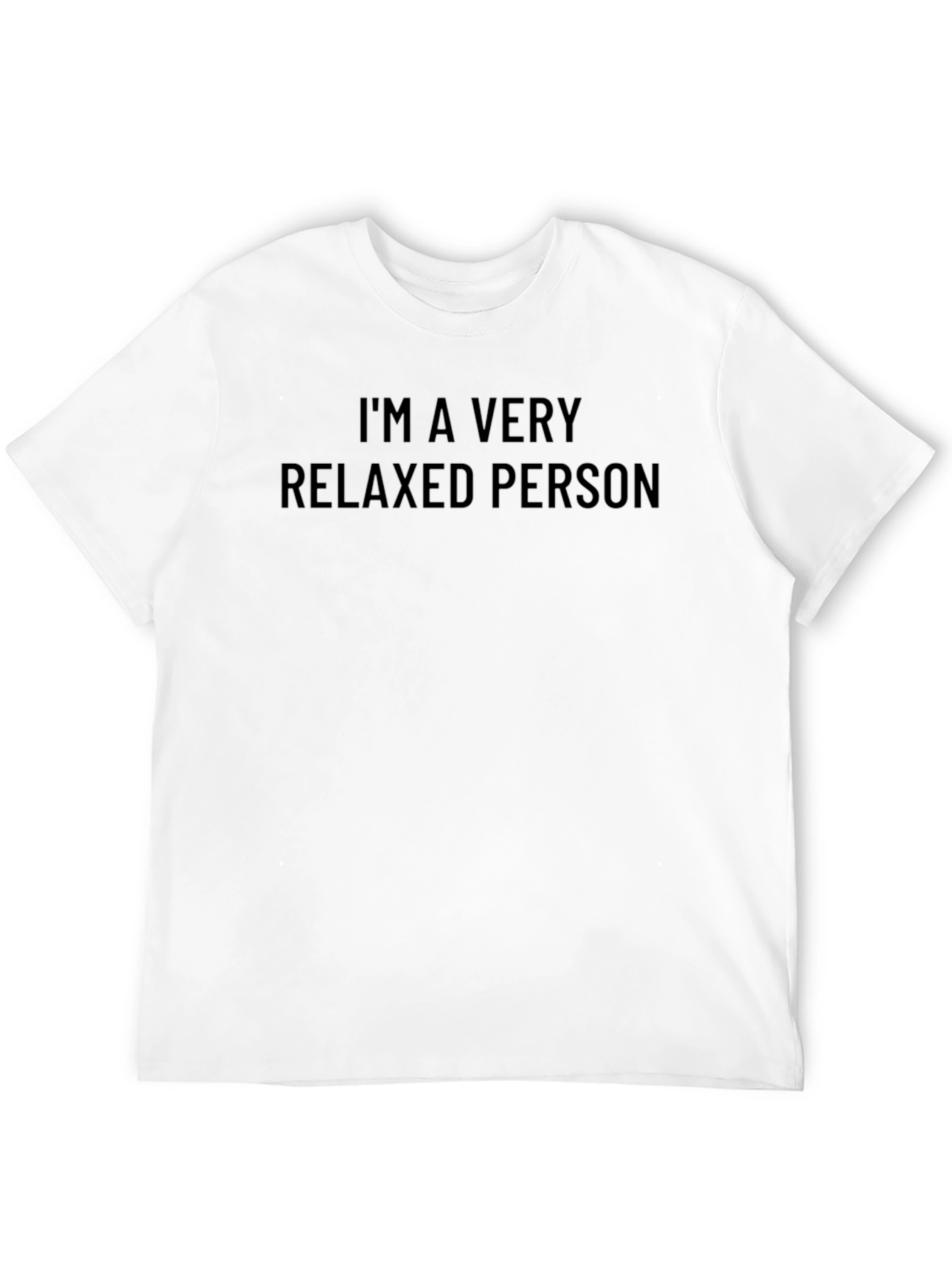 Relaxed Person Graphic Tee - Soft Cotton Comfort