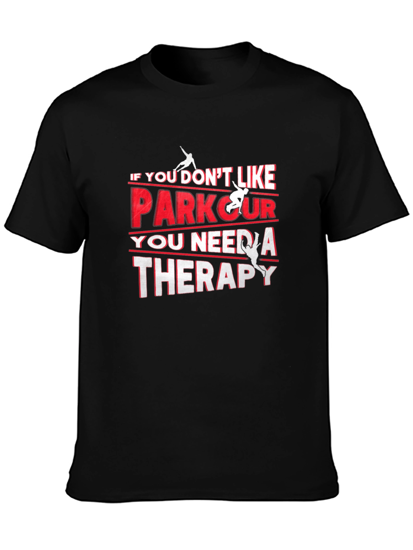 Parkour Therapy Black T-Shirt