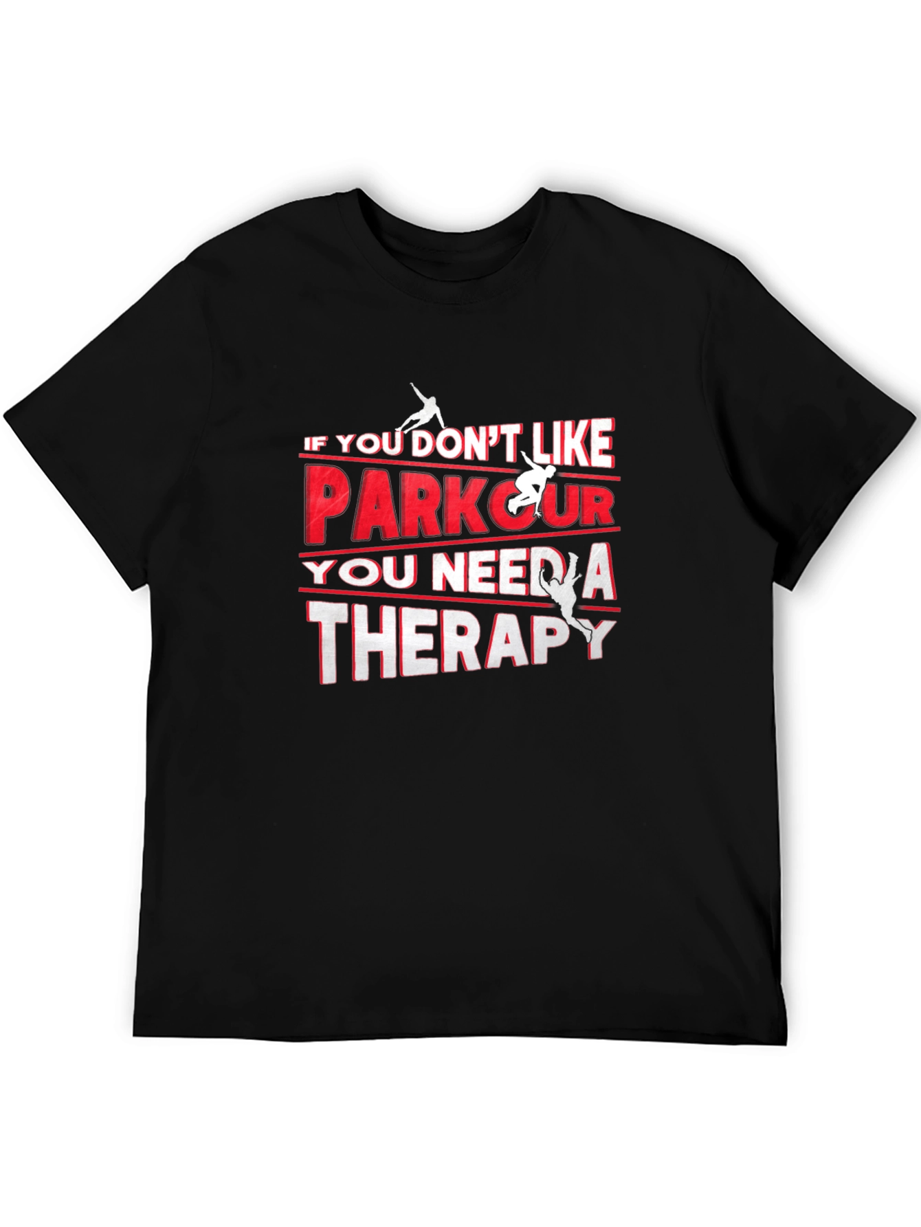 Parkour Therapy Black T-Shirt