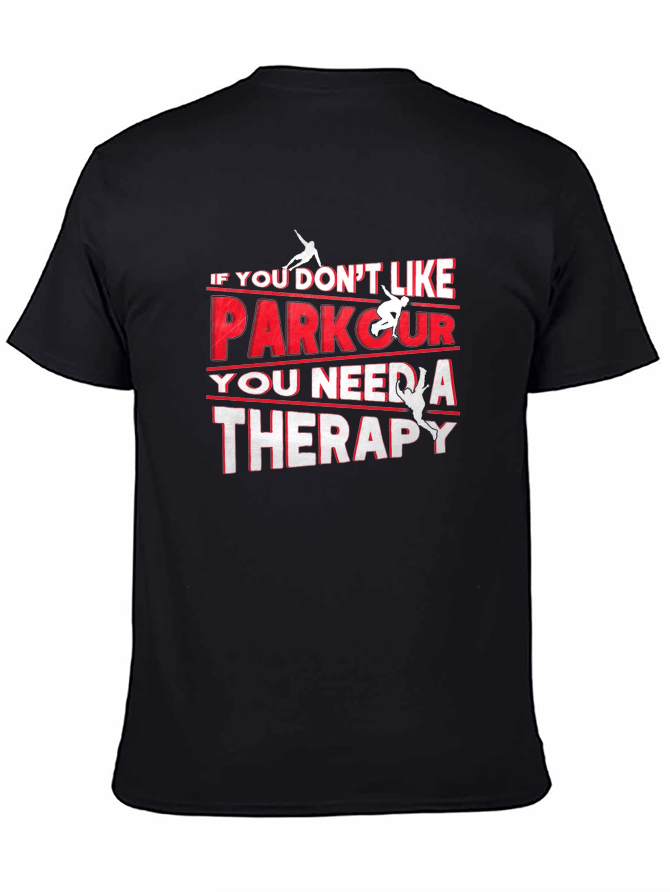 Parkour Therapy Black T-Shirt
