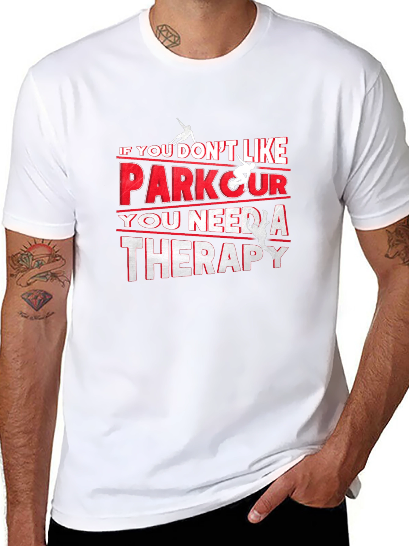Parkour Therapy Black T-Shirt