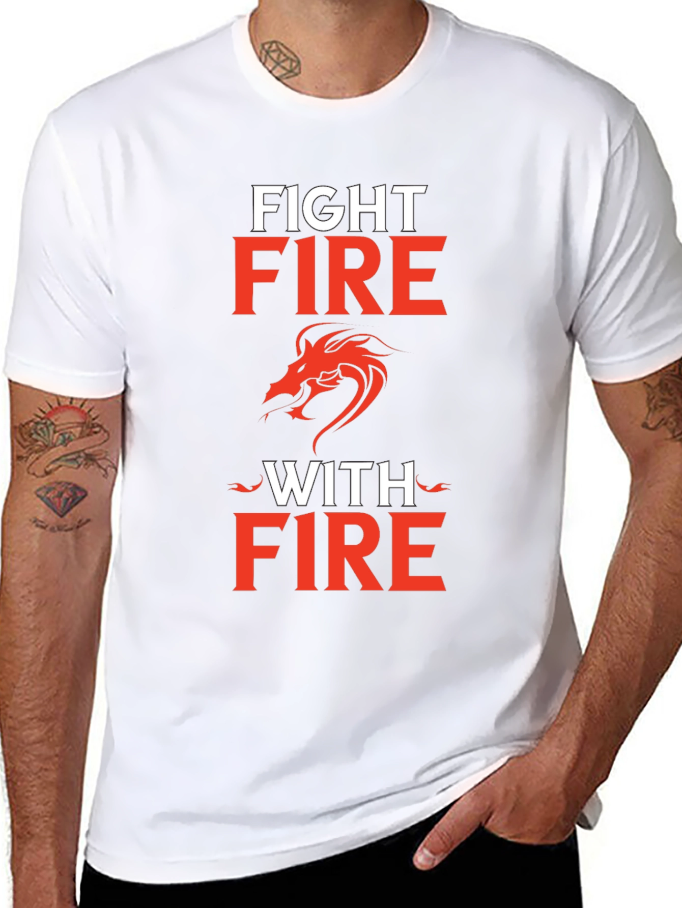 Fight Fire With Fire Graphic Tee
