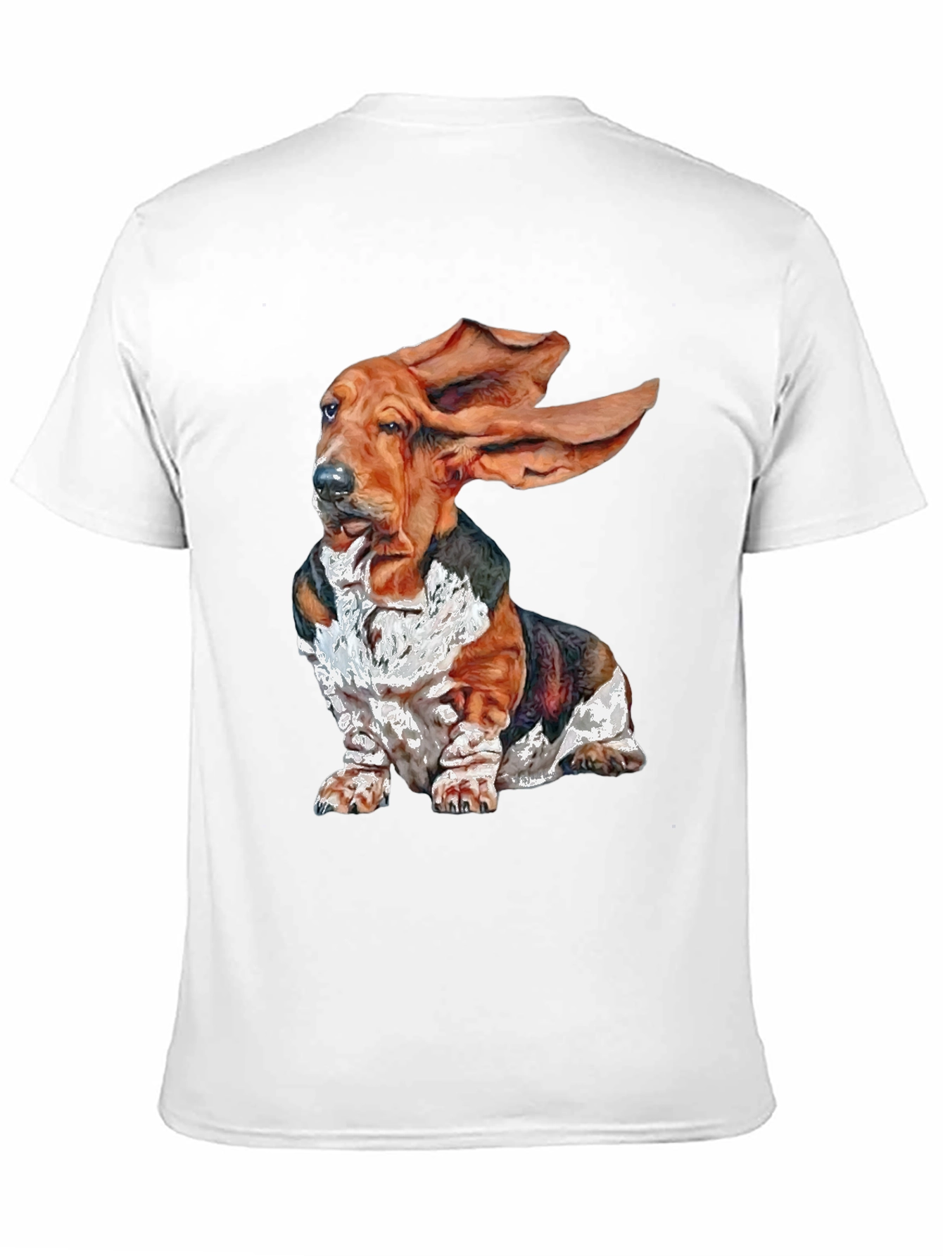 Basset Hound Dog Graphic T-Shirt - Funny Puppy Tee