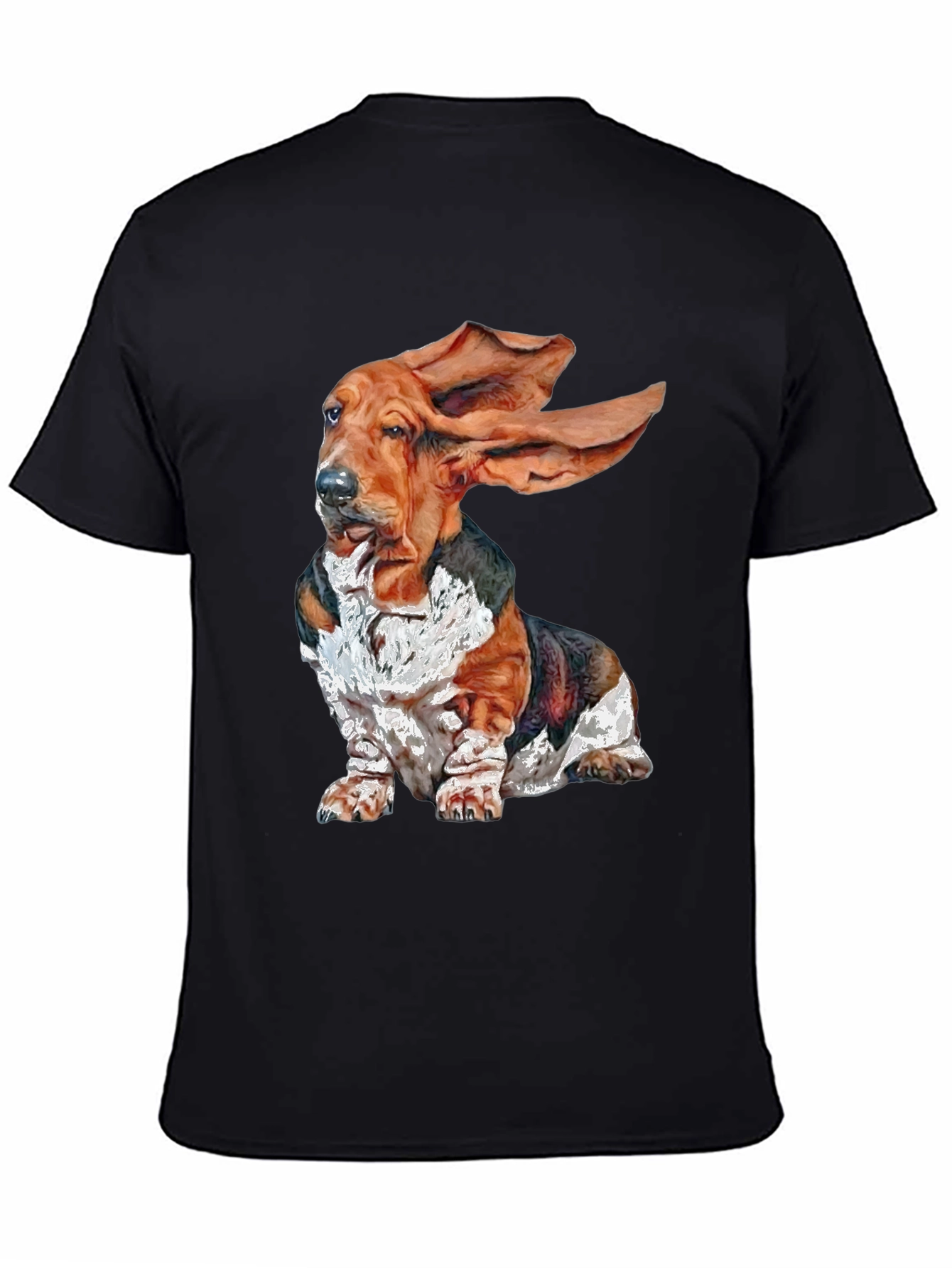 Basset Hound Dog Graphic T-Shirt - Funny Puppy Tee