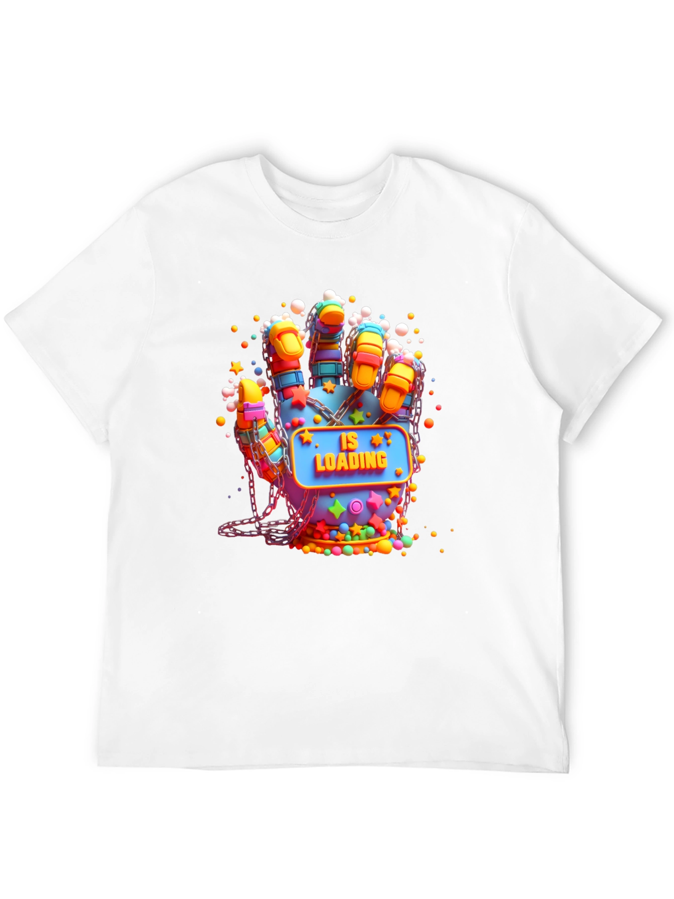 Loading Hand Graphic Tee - Unique Design